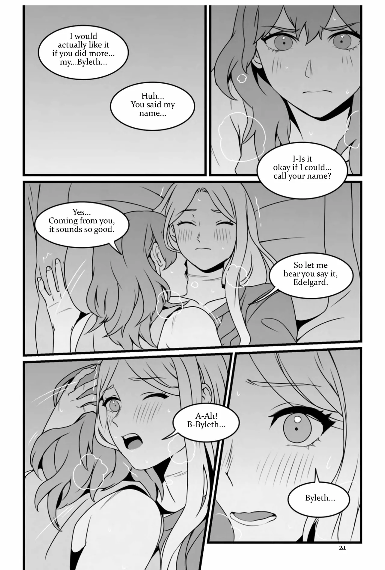 My Heart's a Secret page 21 featuring byleth eisner fire emblem parody - yuri females only hentai manga - read online free