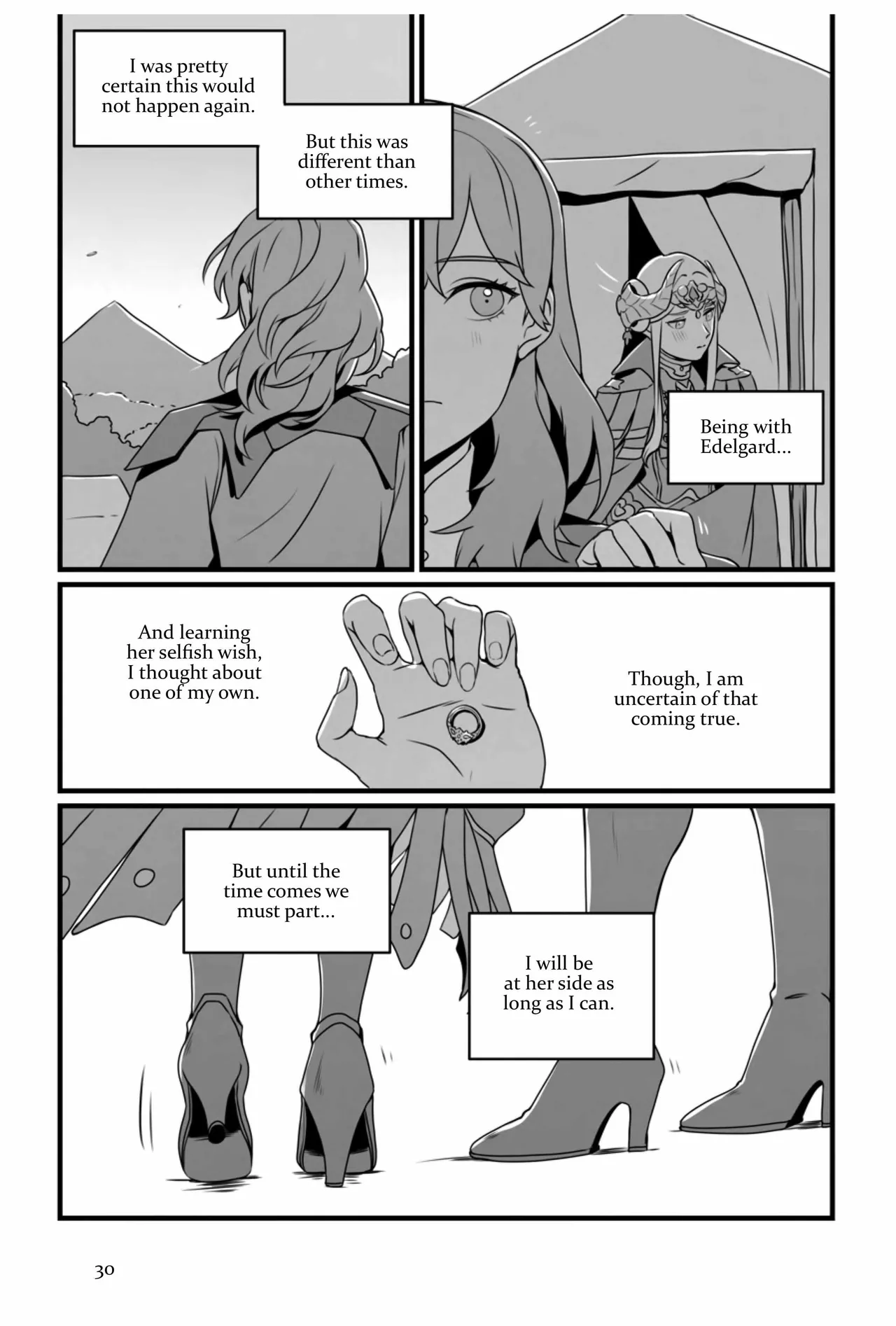 My Heart's a Secret page 30 featuring byleth eisner fire emblem parody - strap-on females only hentai manga - read online free
