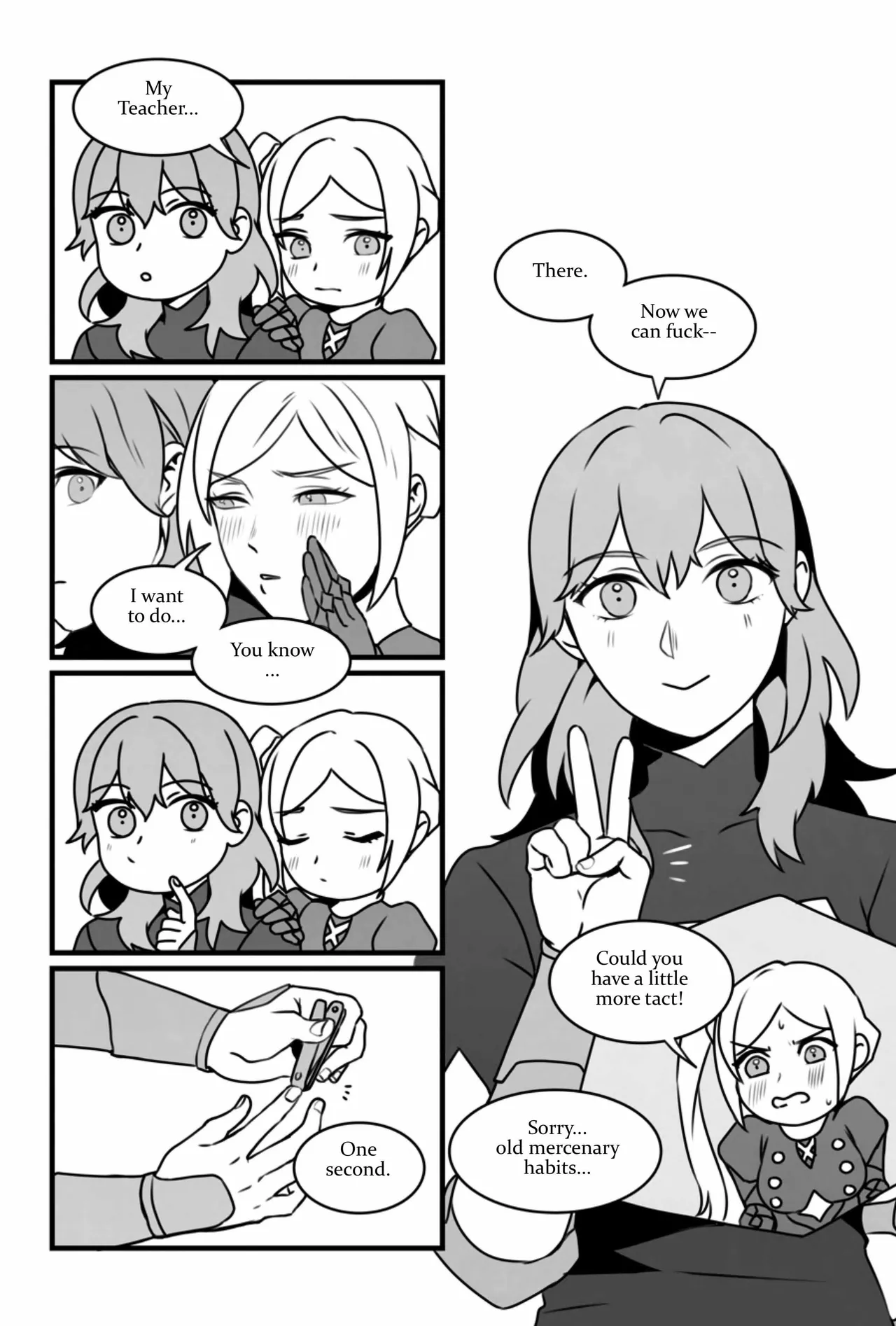 My Heart's a Secret page 33 featuring byleth eisner fire emblem parody - yuri females only hentai manga - read online free