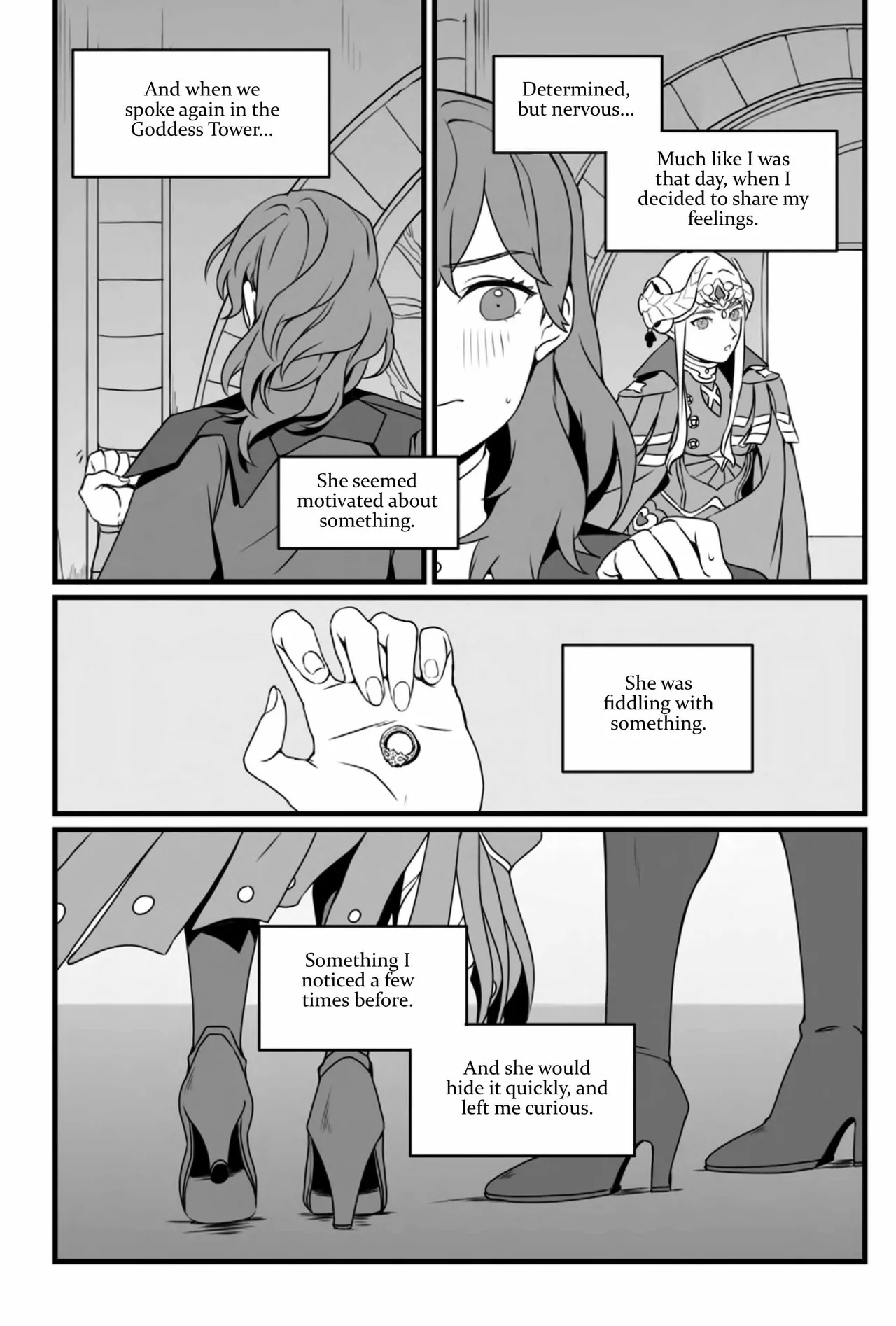 My Heart's a Secret page 36 featuring byleth eisner fire emblem parody - strap-on females only hentai manga - read online free