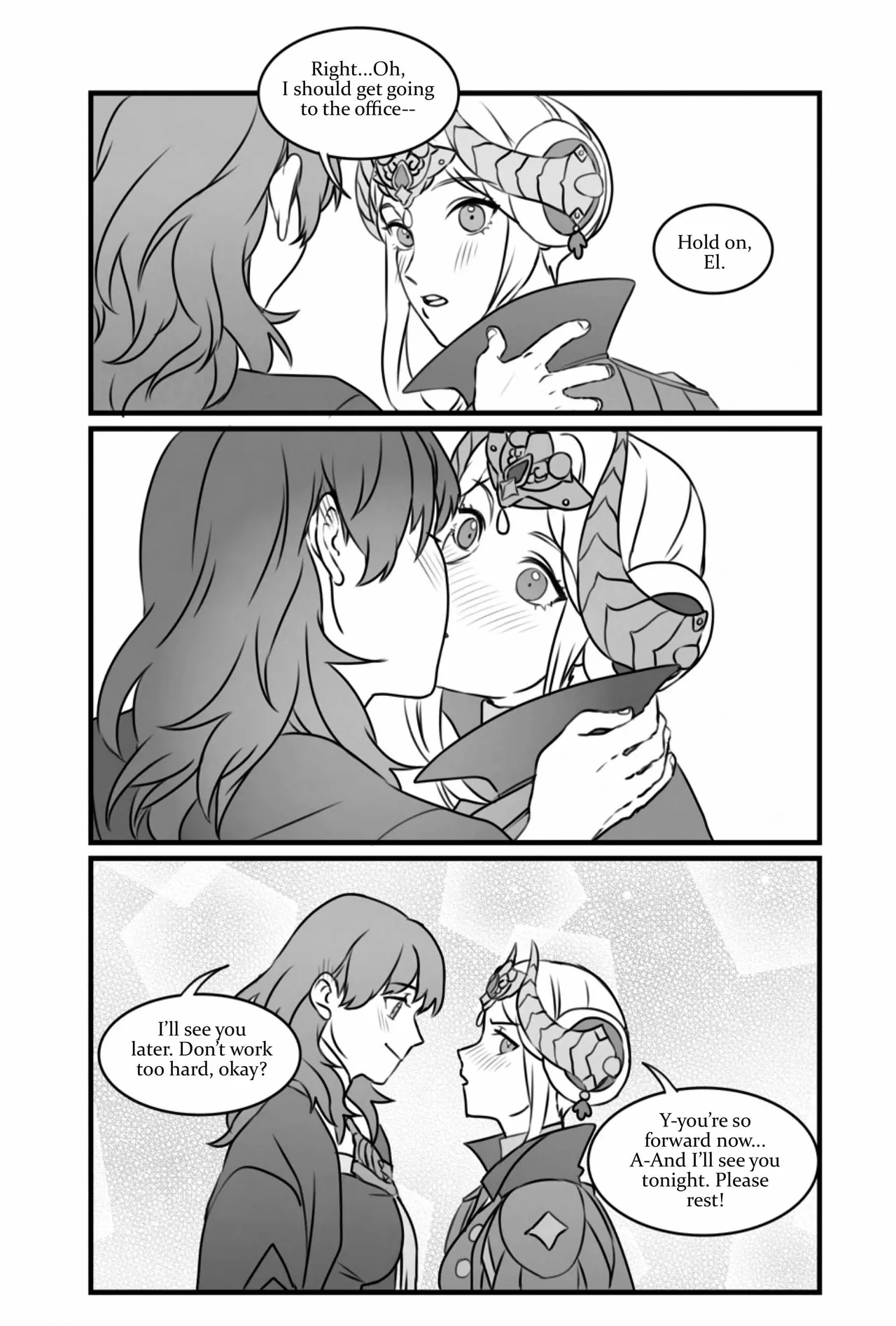 My Heart's a Secret page 44 featuring byleth eisner fire emblem parody - yuri females only hentai manga - read online free