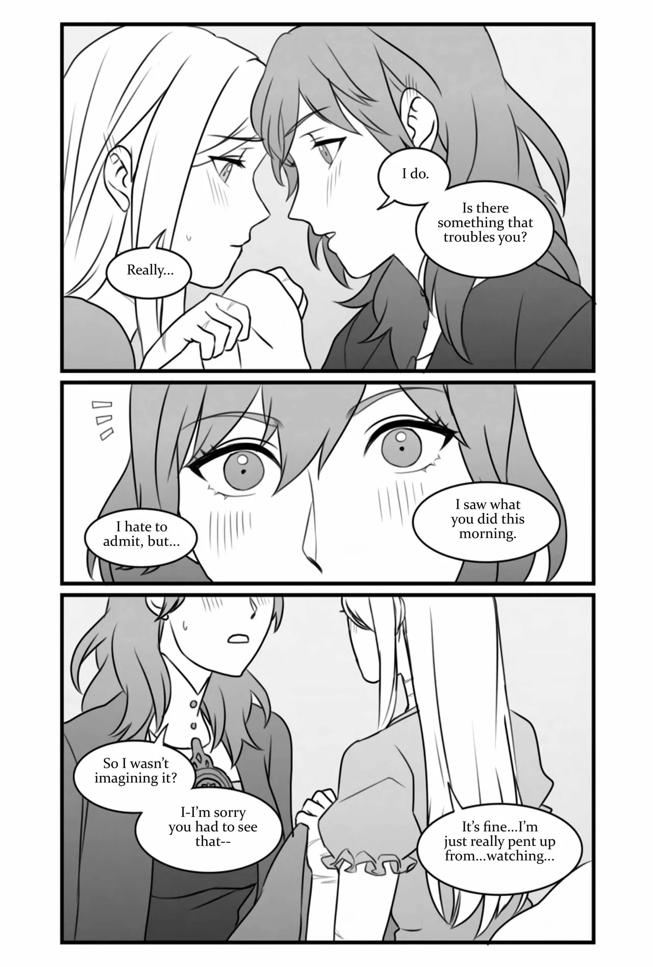 My Heart's a Secret page 55 featuring byleth eisner fire emblem parody - yuri females only hentai manga - read online free