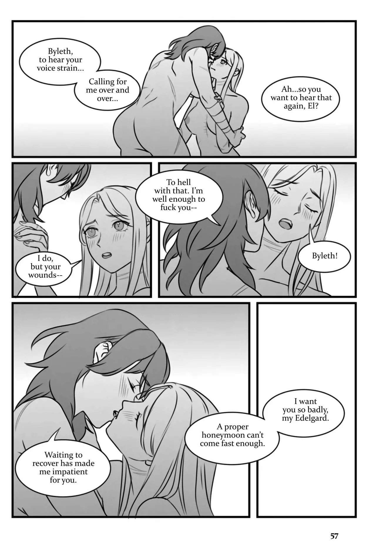 My Heart's a Secret page 57 featuring byleth eisner fire emblem parody - yuri females only hentai manga - read online free
