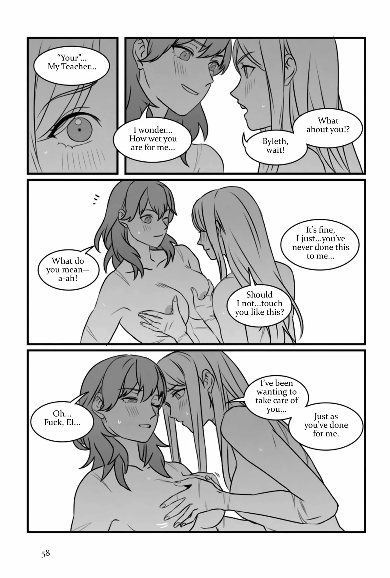 My Heart's a Secret page 58 featuring byleth eisner fire emblem parody - yuri females only hentai manga - read online free