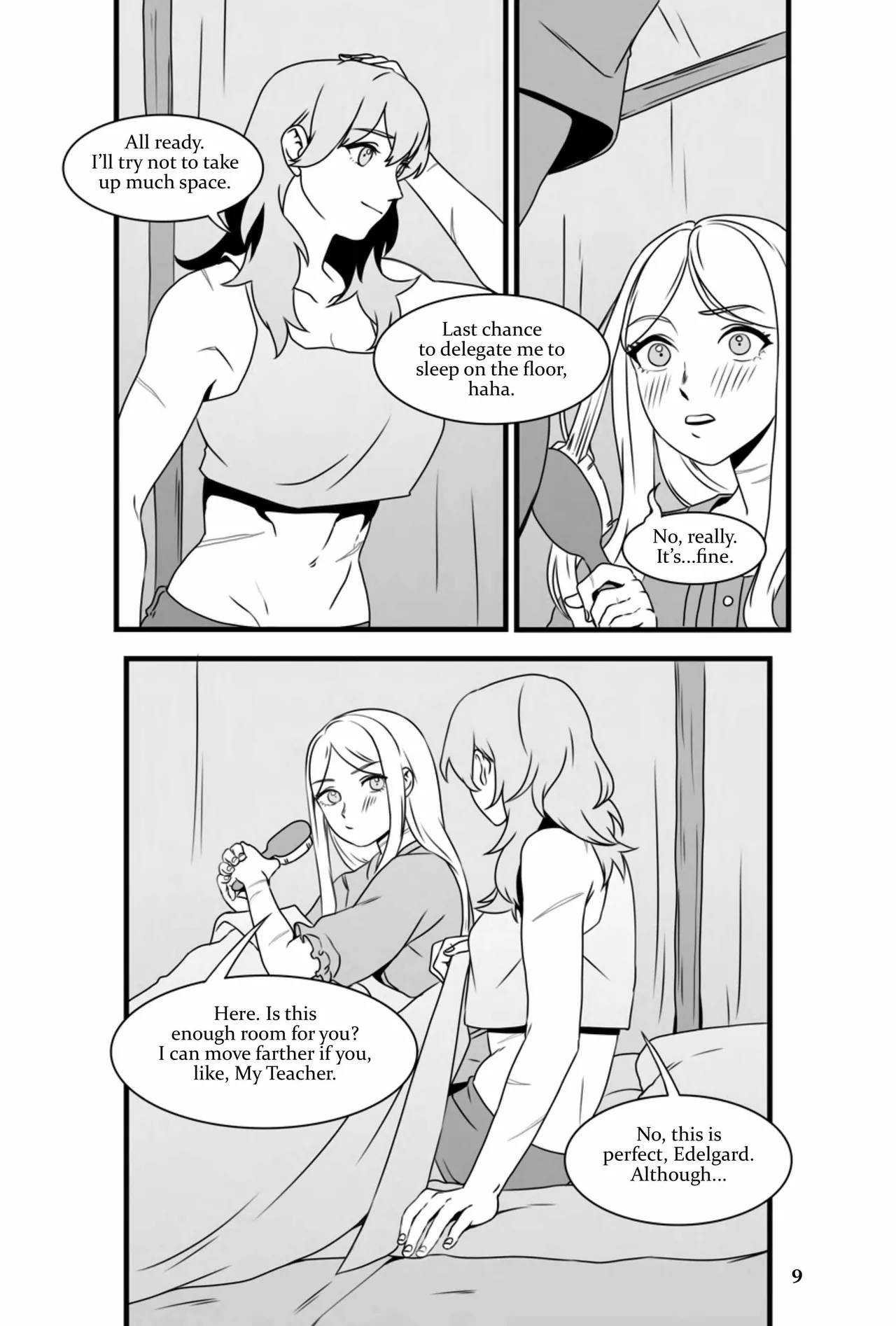 My Heart's a Secret page 9 featuring byleth eisner fire emblem parody - yuri females only hentai manga - read online free