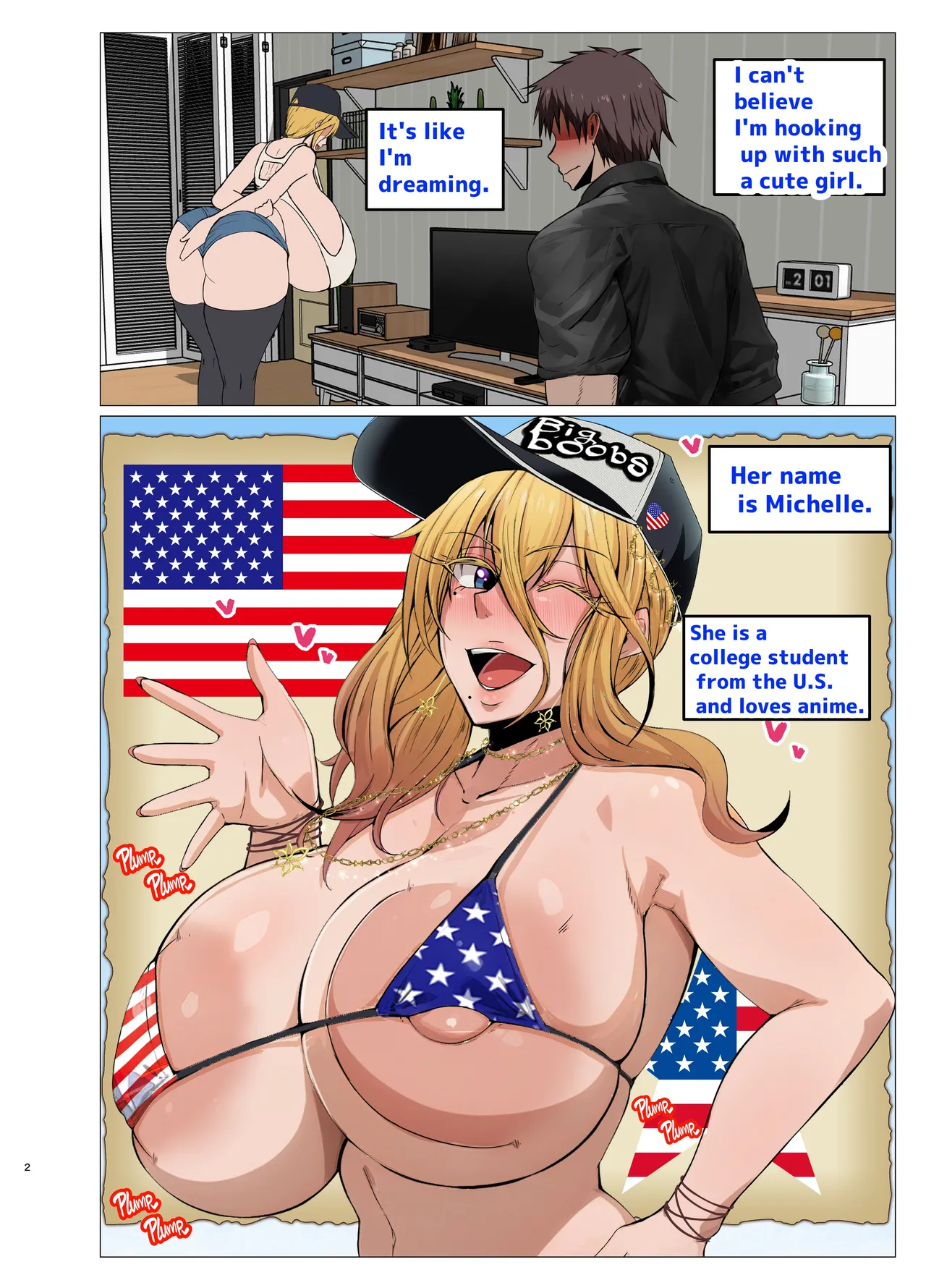 Michelle to Icha Love page 25 original parody - sweating big breasts hentai manga - read online free
