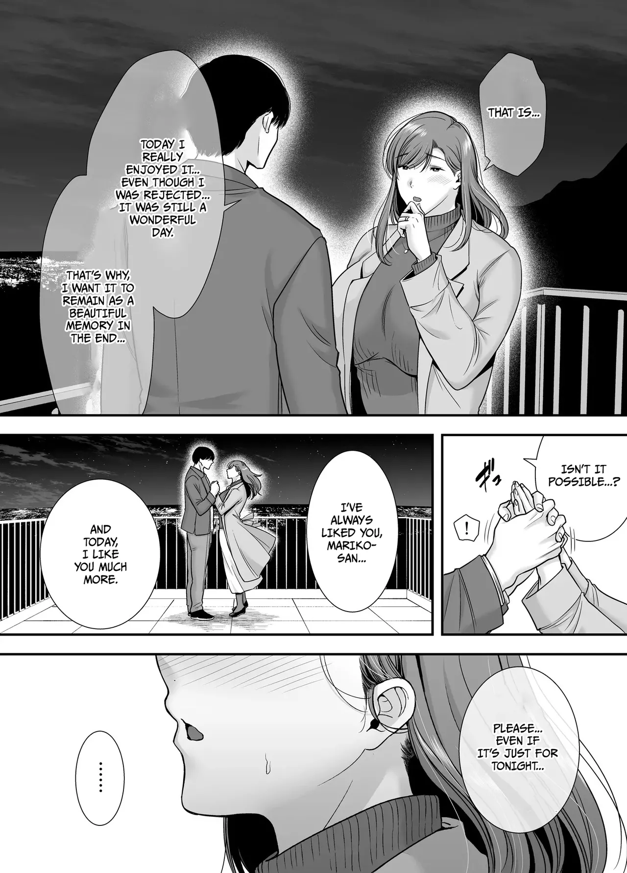 [Ogon Shinshi Club (Cloudy)] Mariko-san to Boku ~Beit Saki no Hitozuma to no Furin Kankei~ | Mariko-san and Me ~An Affair with a Married Woman from My Part-Time Job~ [English] [DerekProjects] [Digital] - Page 17