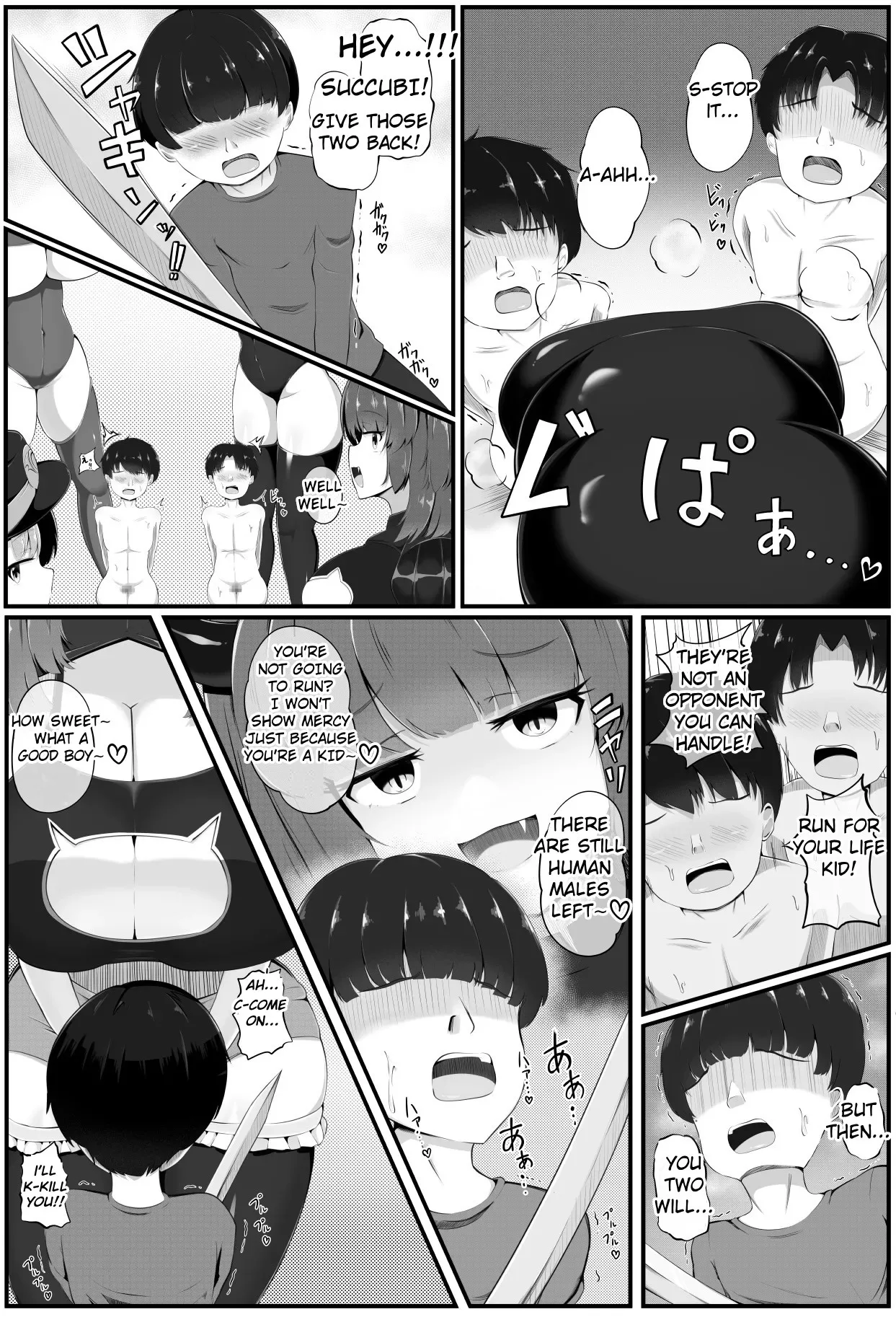 Gasoline Chahan (Edogawa Nitro King)] The Succubus Army Invasion: The Fall of the Royal Capital page 18 original parody - gloves thigh high boots hentai manga - read online free
