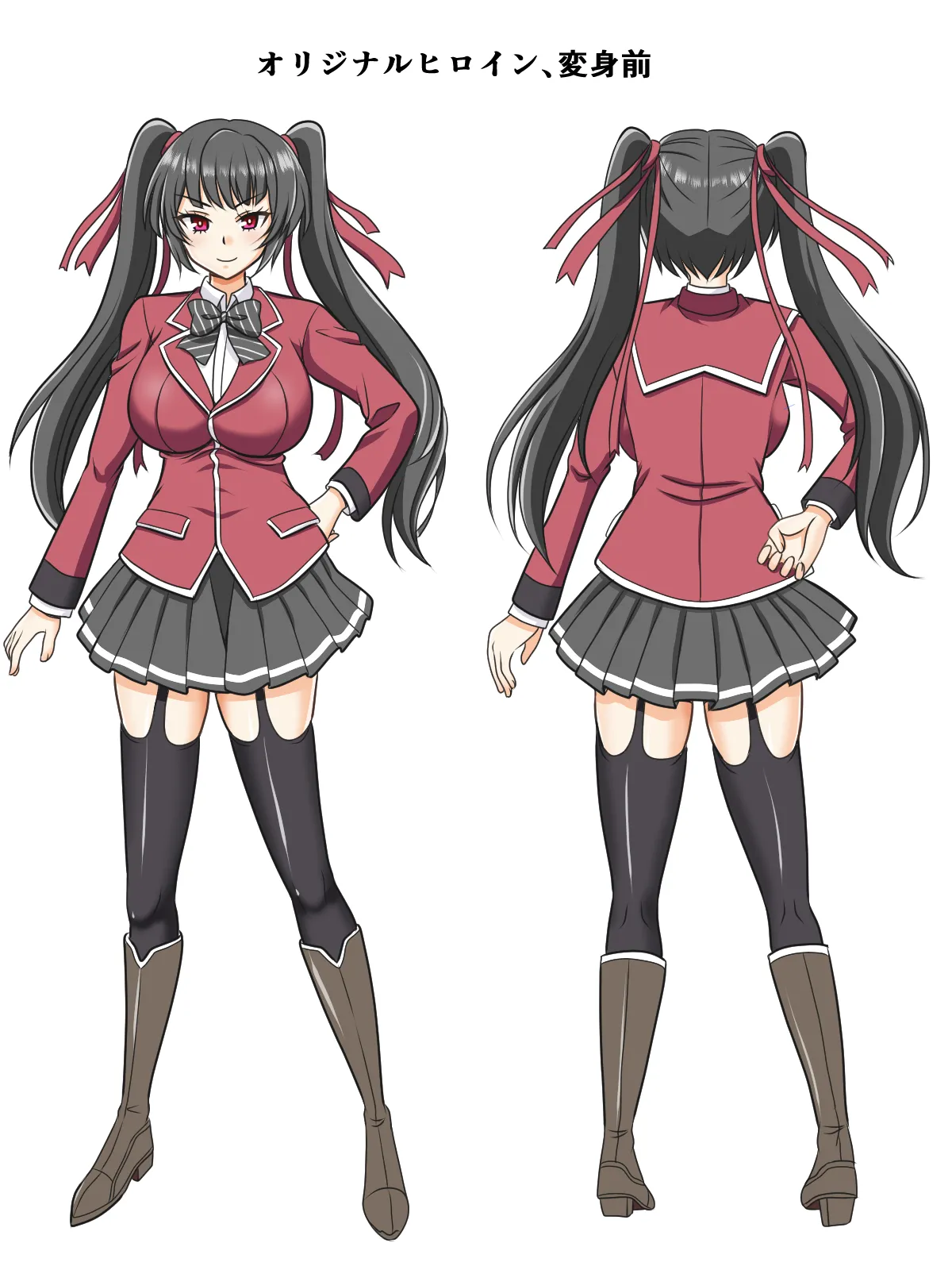 OriChara Henshin Scene page 18 original parody - sole female full color hentai manga - read online free