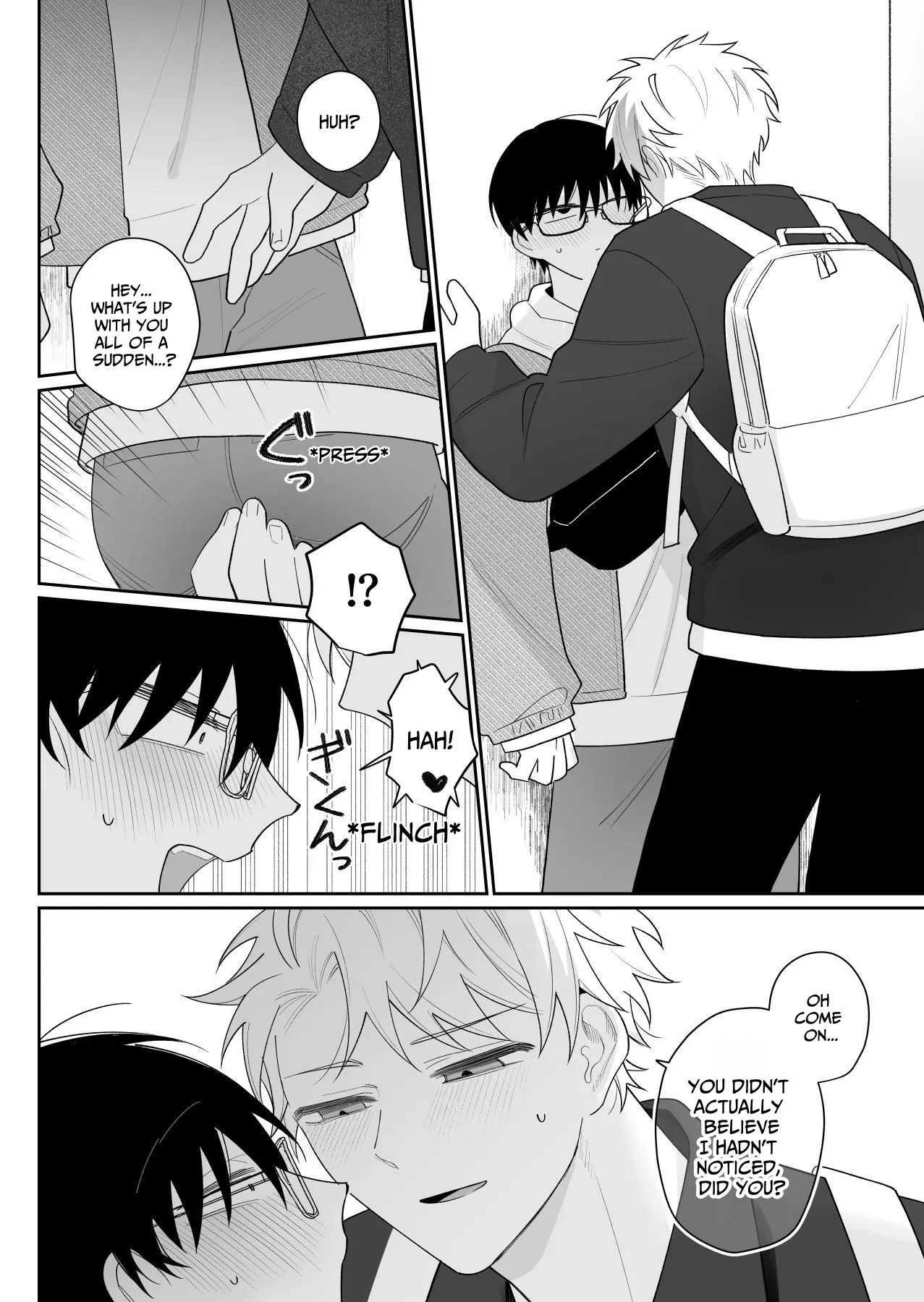 Yurukute Zakokute Naka no Ii Tomodachi 2 | My Loose And Noob Best Friend 2 page 12 original parody - handjob glasses hentai manga - read online free