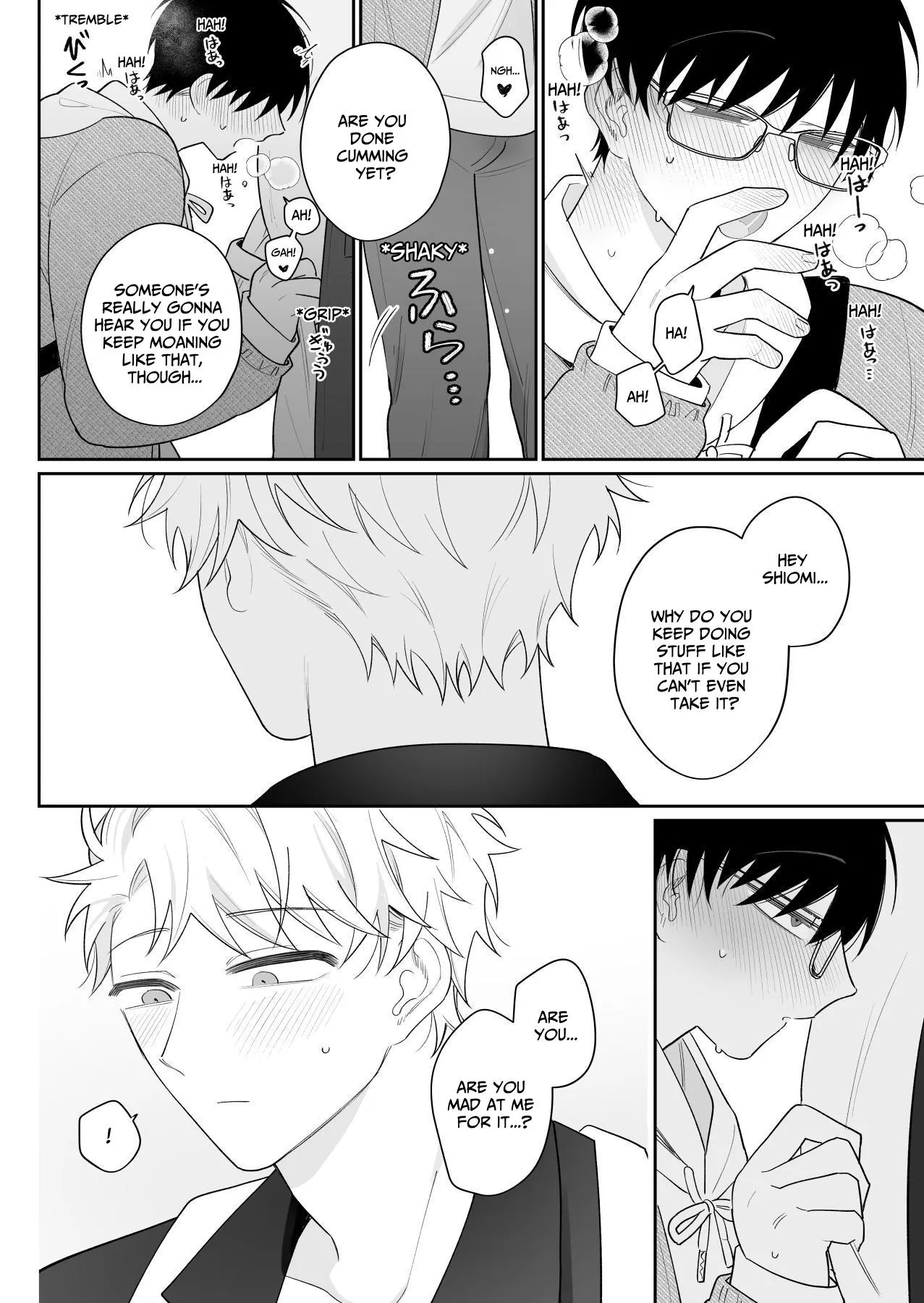 Yurukute Zakokute Naka no Ii Tomodachi 2 | My Loose And Noob Best Friend 2 page 14 original parody - handjob glasses hentai manga - read online free