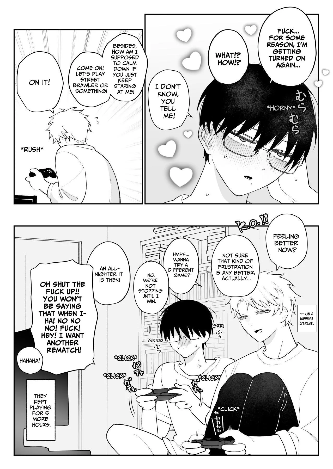 Yurukute Zakokute Naka no Ii Tomodachi 2 | My Loose And Noob Best Friend 2 page 46 original parody - handjob glasses hentai manga - read online free