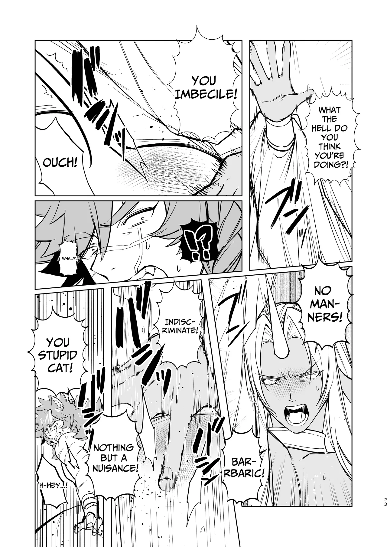 Horn vs Fang page 22 original parody - multiple orgasms cunnilingus hentai manga - read online free