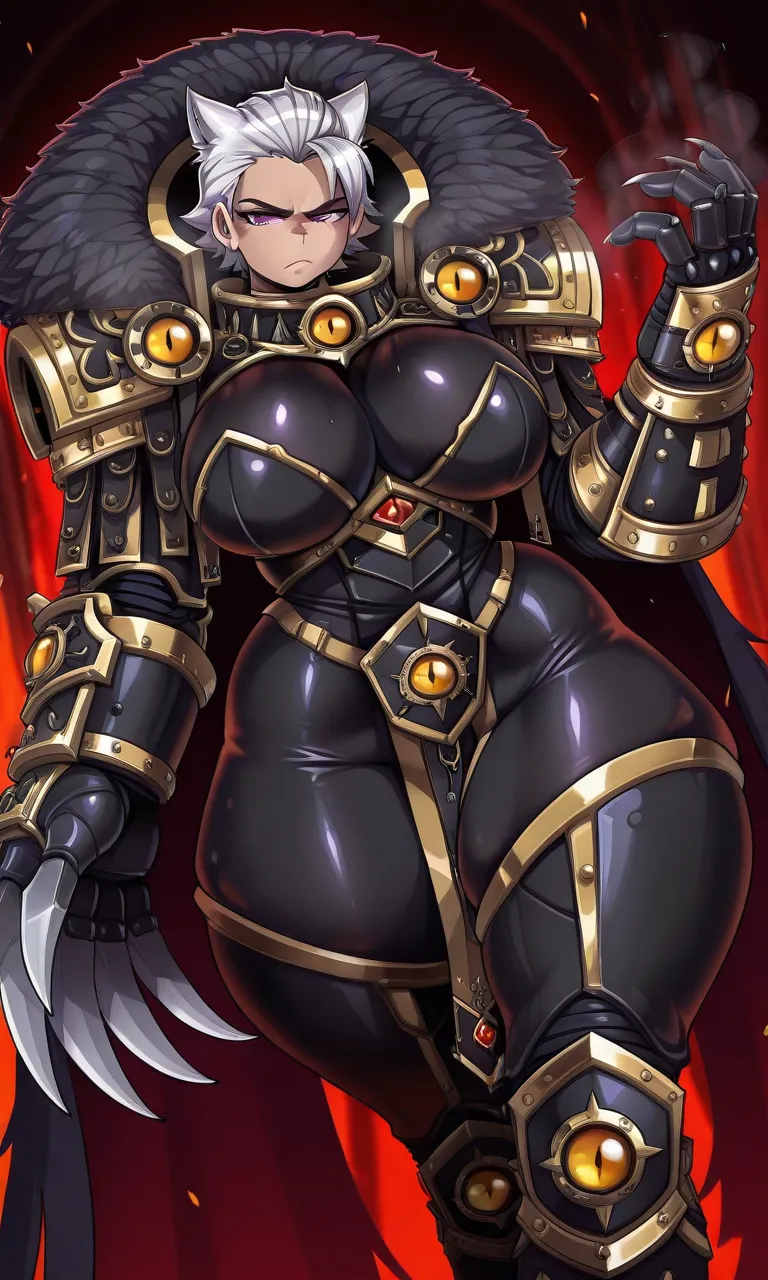 Warhammer 40k - Fem-Horus daidoujipv ai generated - Page 5