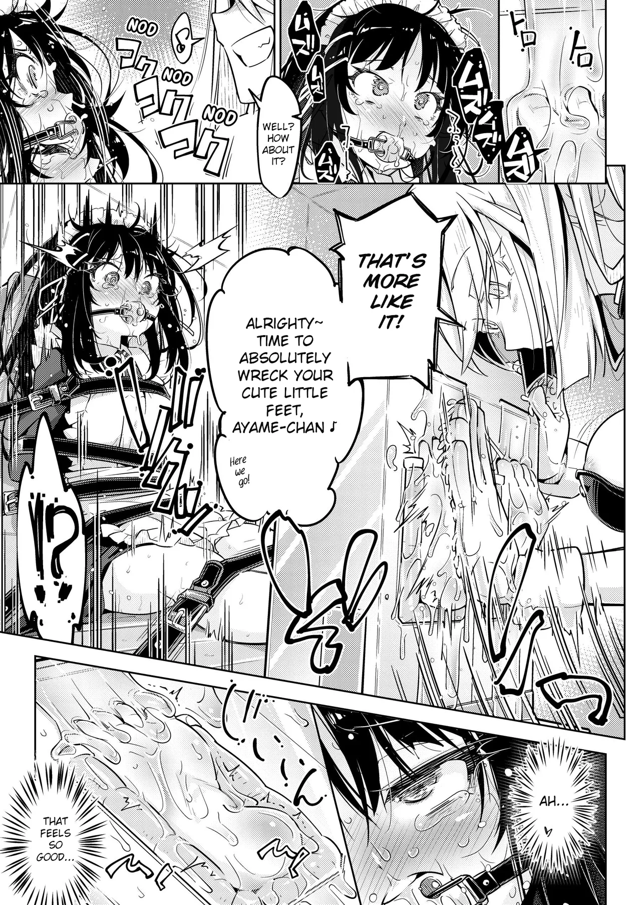 Young Rich's Girl Fall Into Foot Tickling Hell + Bonus Page page 24 original parody - maid sweating hentai manga - read online free