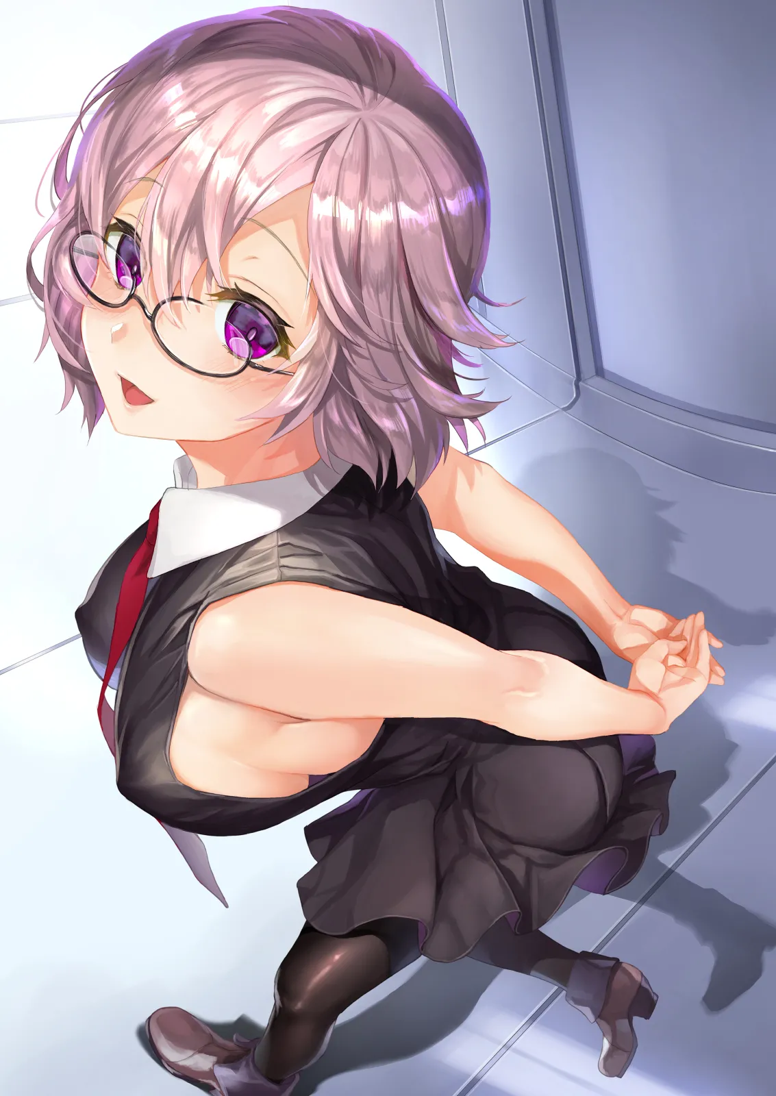 Sagejou Soushuuhen page 112 featuring koyomi araragi kantai collection parody - big breasts garter belt hentai manga - read online free