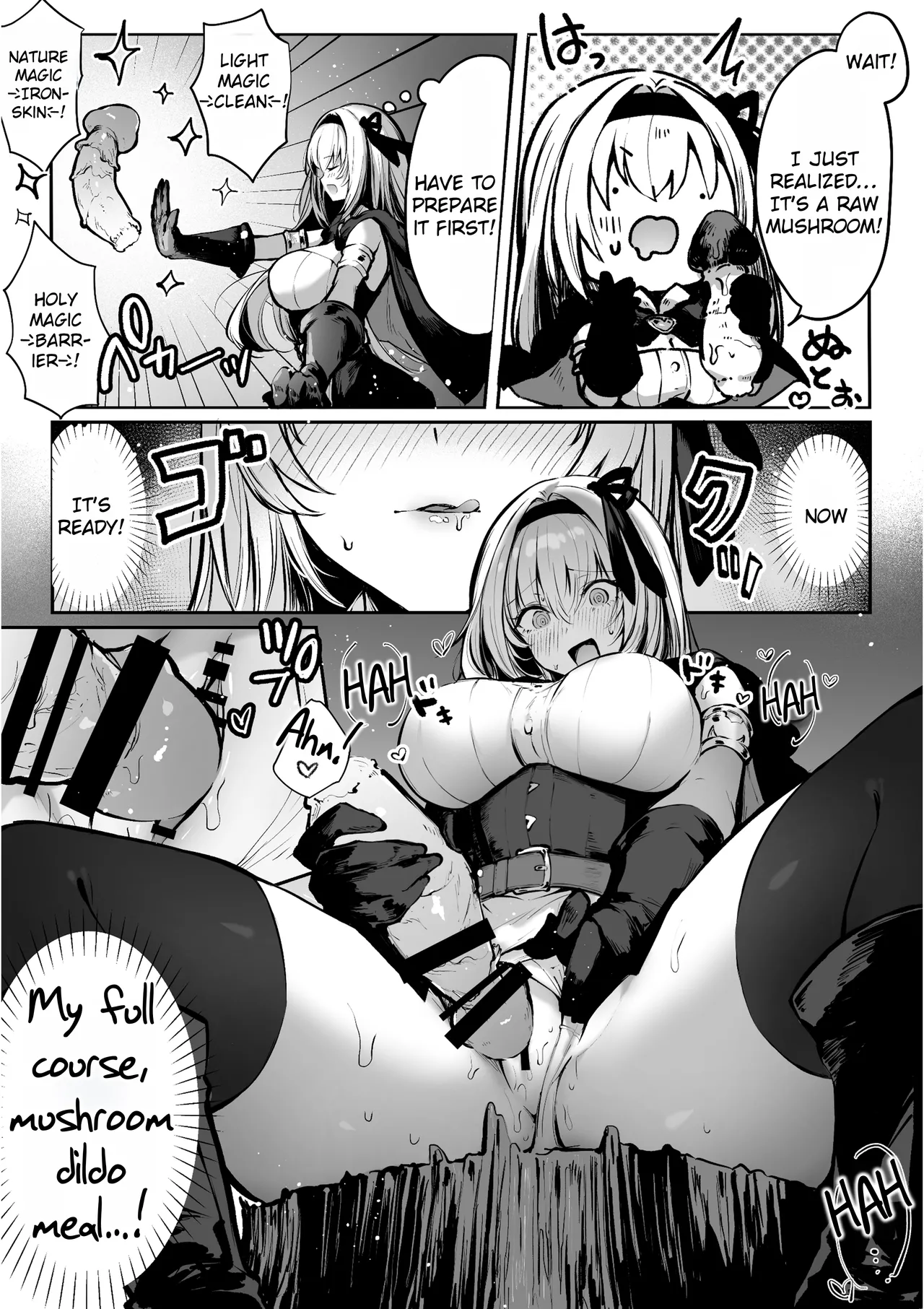 [Pirates Cat] Sei naru Kenja de Gomennasai ~Dai 1 Shou Gaman Shinai to Dame Nanoni~ | Sorry I Became a Sacred Sage ♥ Chapter 1 - Even Though I Have to Hold Back [English] [Rei Scans] [Digital] page 18 original parody - handjob slime hentai manga - read online free