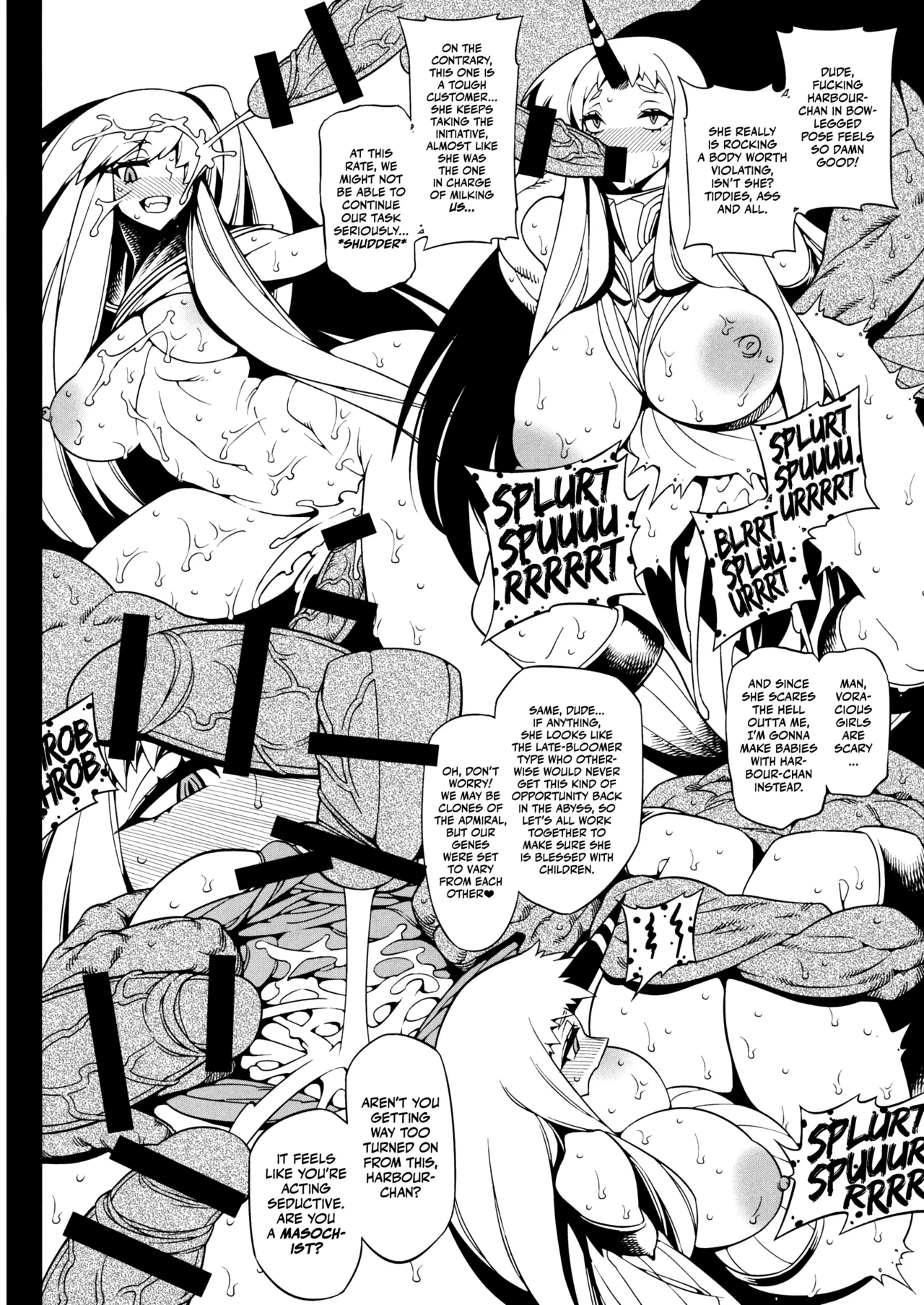 Minasoko Spiral | The Sea Bottom Spiral page 15 featuring wo-class kantai collection parody - unusual teeth big breasts hentai manga - read online free