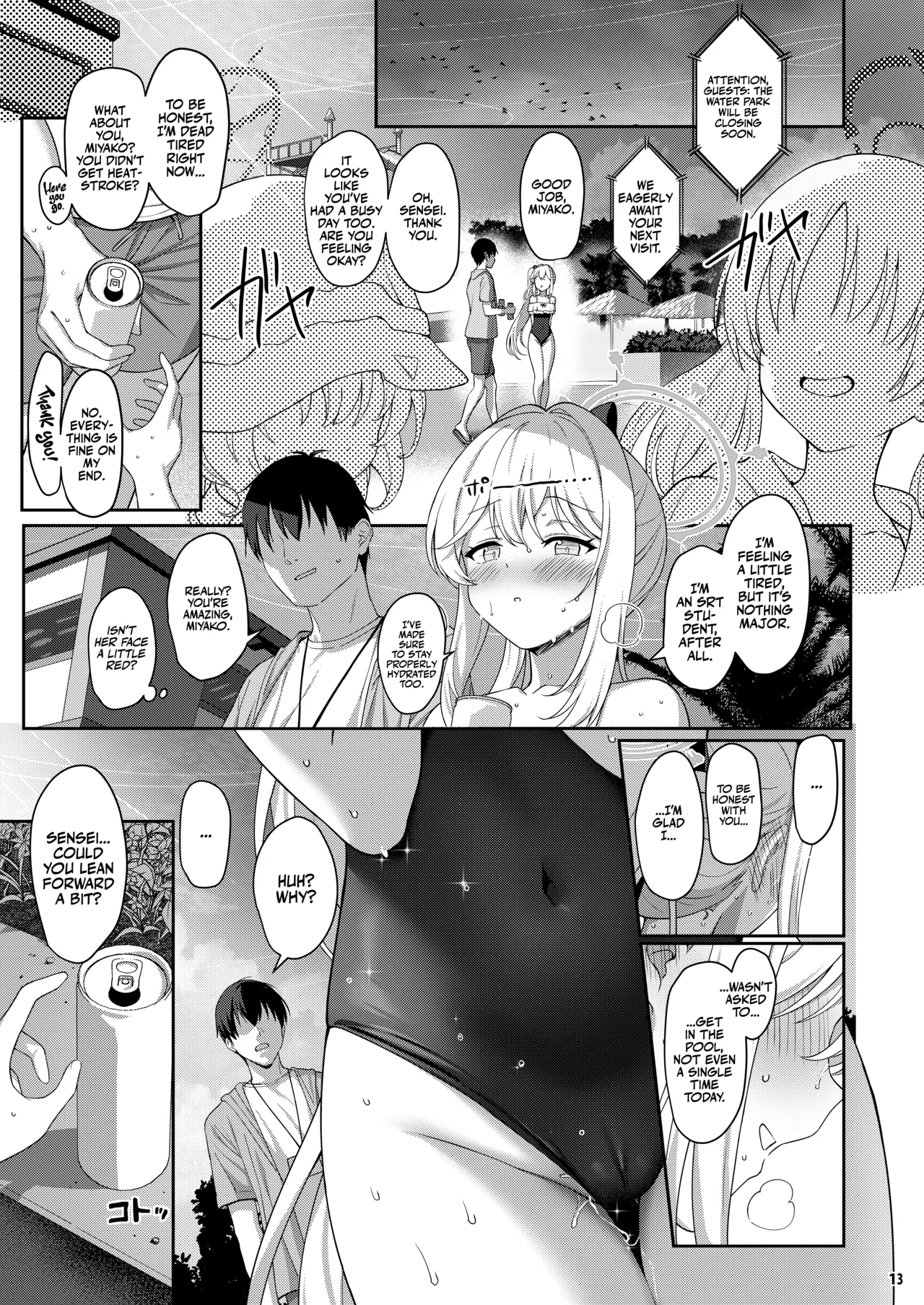Love It One More page 14 featuring sensei blue archive parody - sole female sole male hentai manga - read online free