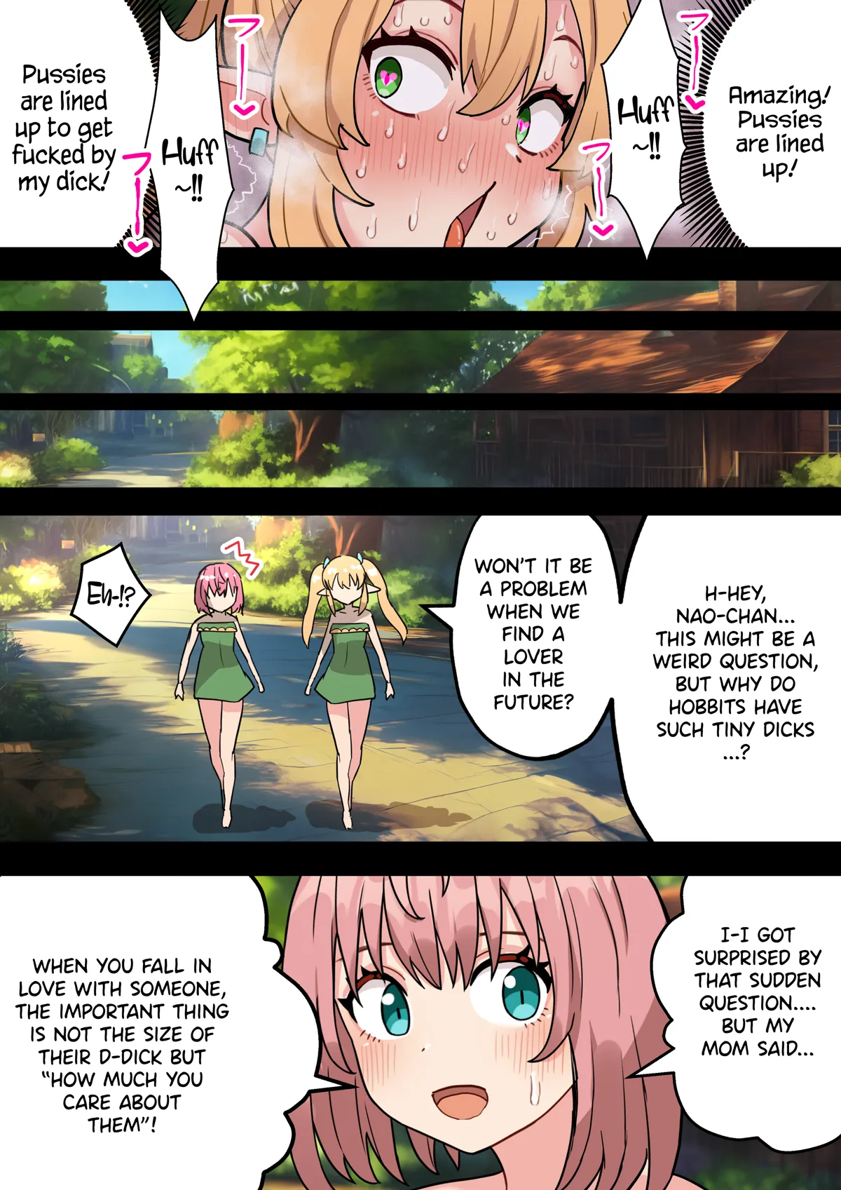 [Hota Home (Hotaru)] Deka Chinpo Shasei wa Chou Kimochi Ii! ~Tanshou Houkei Futanari Hobbit Shoujo ga Mahou no Cock Ring de Zetsurin Kyokon-sei Juuka suru Hanashi~ | Cumming with a big dick feels really good! A story about a short futanari hobbit girl with an uncircumcised dick turning into a sex monster because of a cock ring! [English] [CarlJPTL] page 66 original parody - nakadashi full color hentai manga - read online free