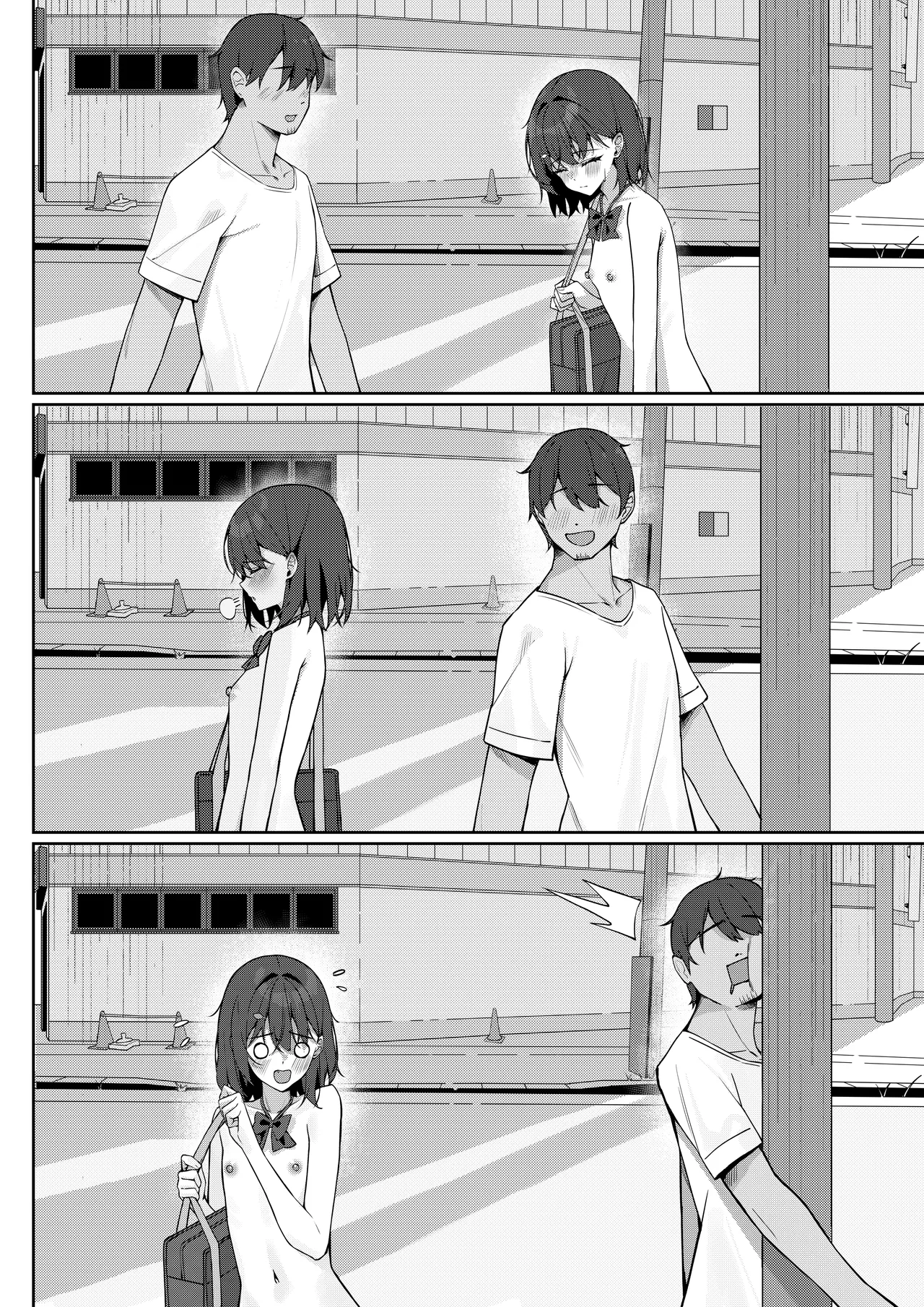 Kyou Kara Zenra Toukou 1 page 12 original parody - squirting schoolboy uniform hentai manga - read online free