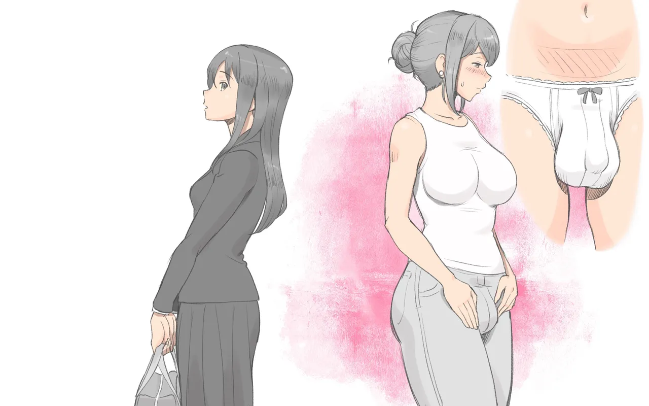 Futanari Kansenshou ~ Haha to Musume no Aiyoku Seikatsu page 35 original parody - futanari milf hentai manga - read online free