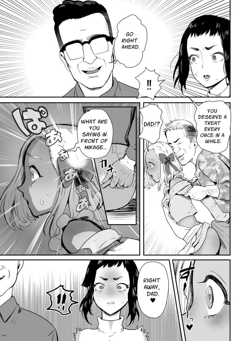 Nou Kaizou Shiawase Kazoku 2 Chichi no Hijou Naru Kyoudai Donburi | Happy Brain Modified Family 2 page 12 original parody - gag father hentai manga - read online free