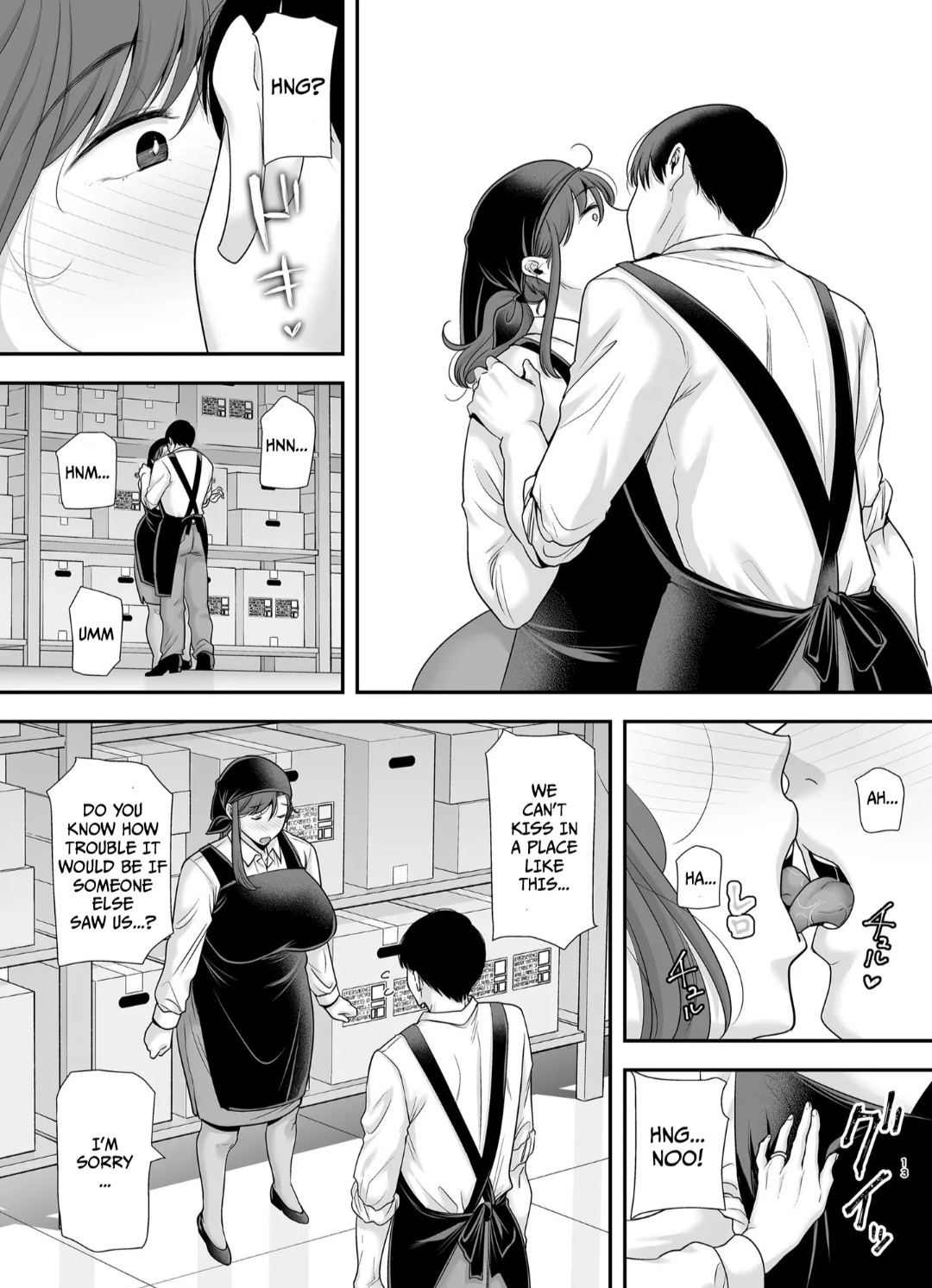 [Ogon Shinshi Club (Cloudy)] Mariko-san to Boku ~Beit Saki no Hitozuma to no Furin Kankei~ | Mariko-san and Me ~An Affair with a Married Woman from My Part-Time Job~ 2 [English] page 12 original parody - sole female sole male hentai manga - read online free