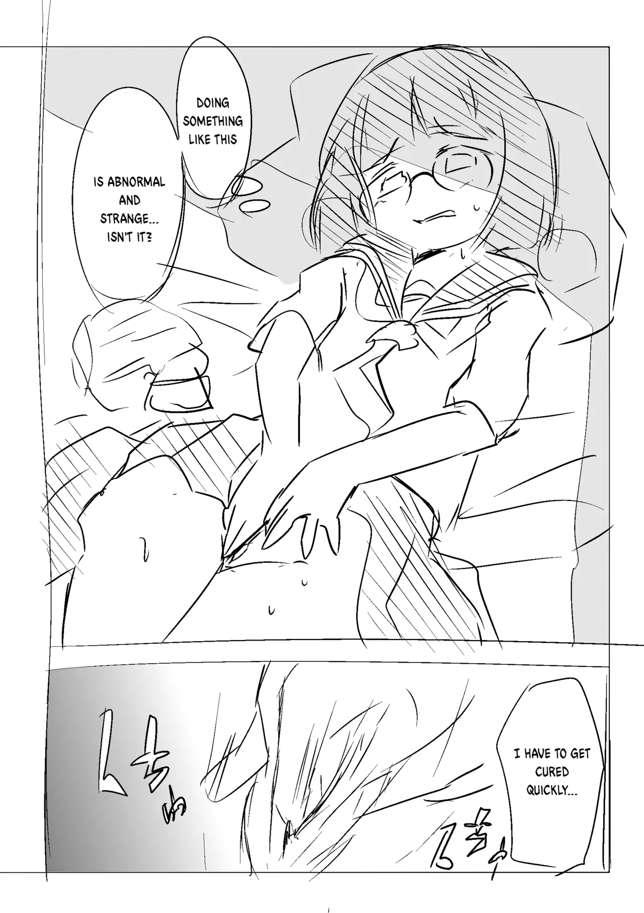 Hiiragi Yukine’s invisible bonds page 16 original parody - chastity belt glasses hentai manga - read online free