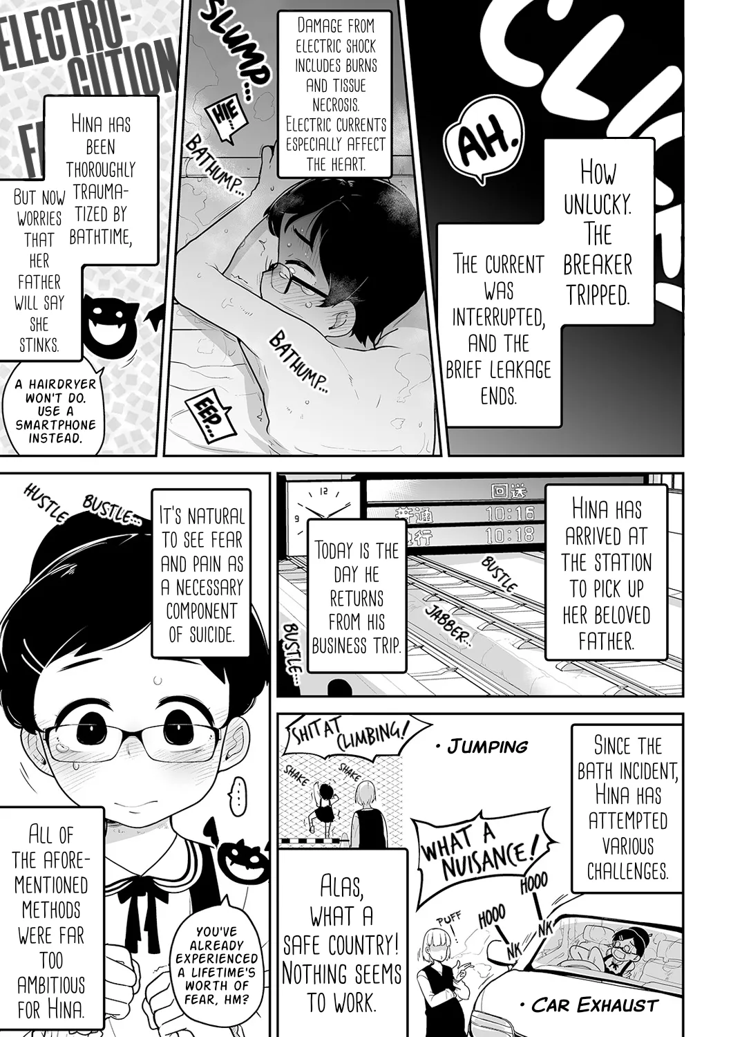 Suicide Challenge page 22 original parody - rough translation glasses hentai manga - read online free