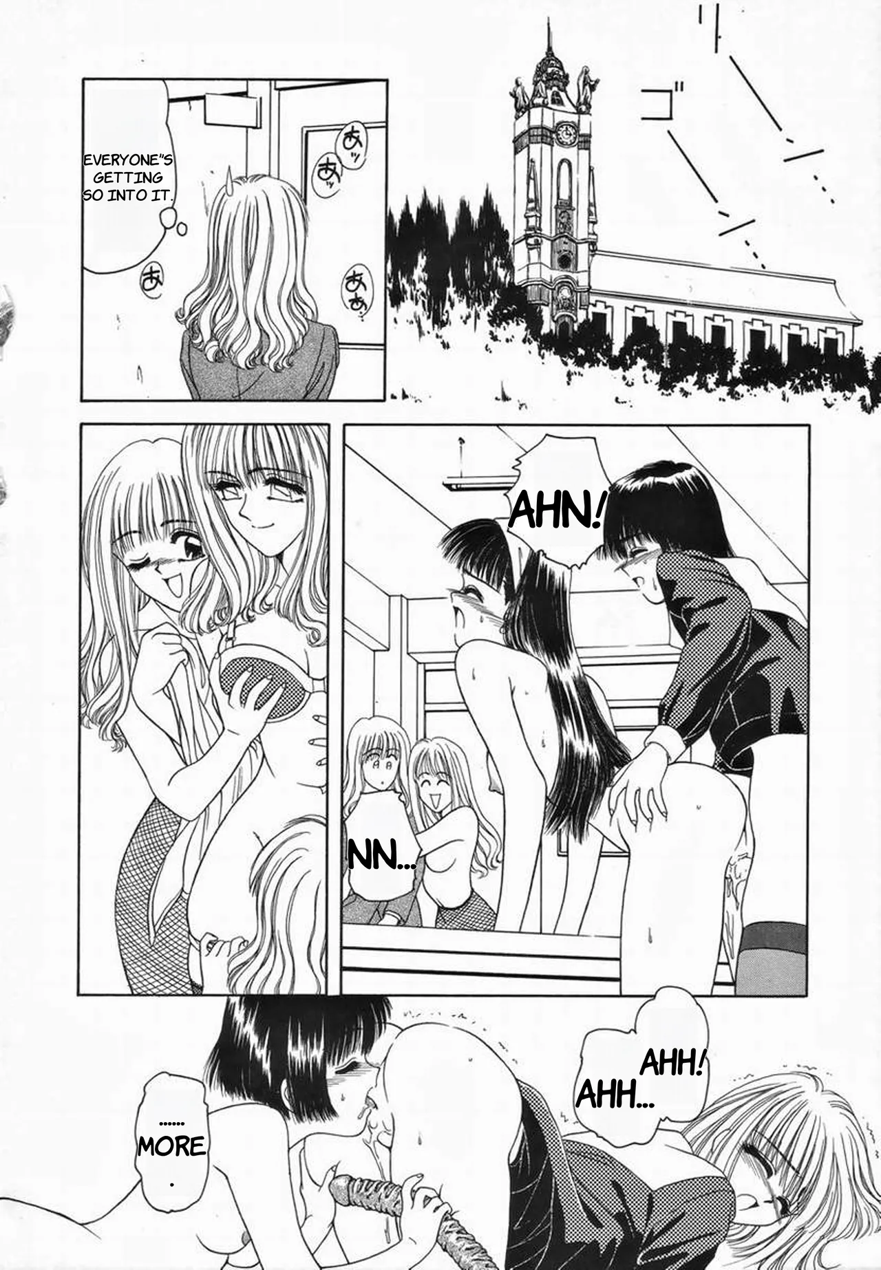 [Anyakunin] Kagai Jugyou (Futa-On-Male) - English page 14 original parody - futanari crossdressing hentai manga - read online free