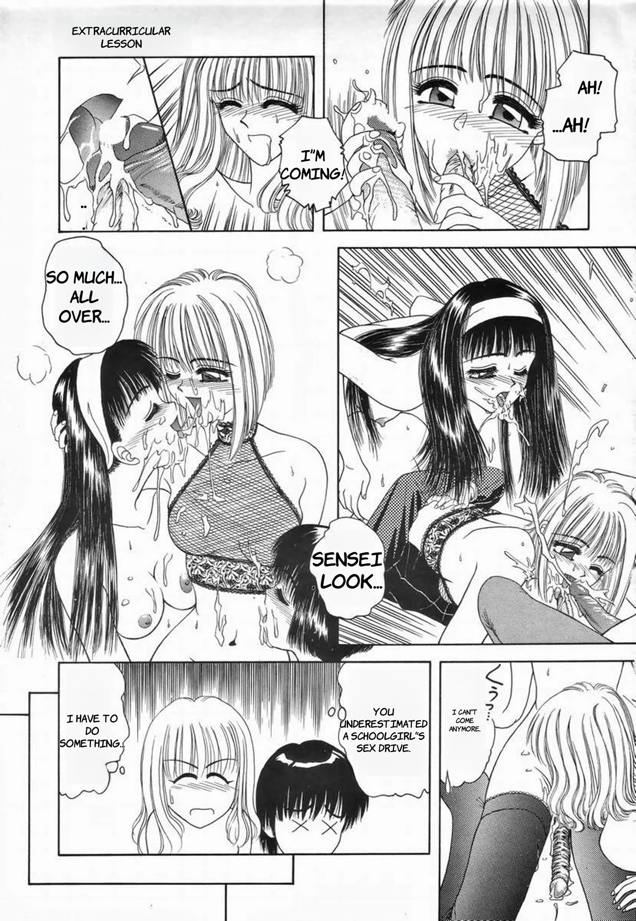 [Anyakunin] Kagai Jugyou (Futa-On-Male) - English page 19 original parody - futanari crossdressing hentai manga - read online free