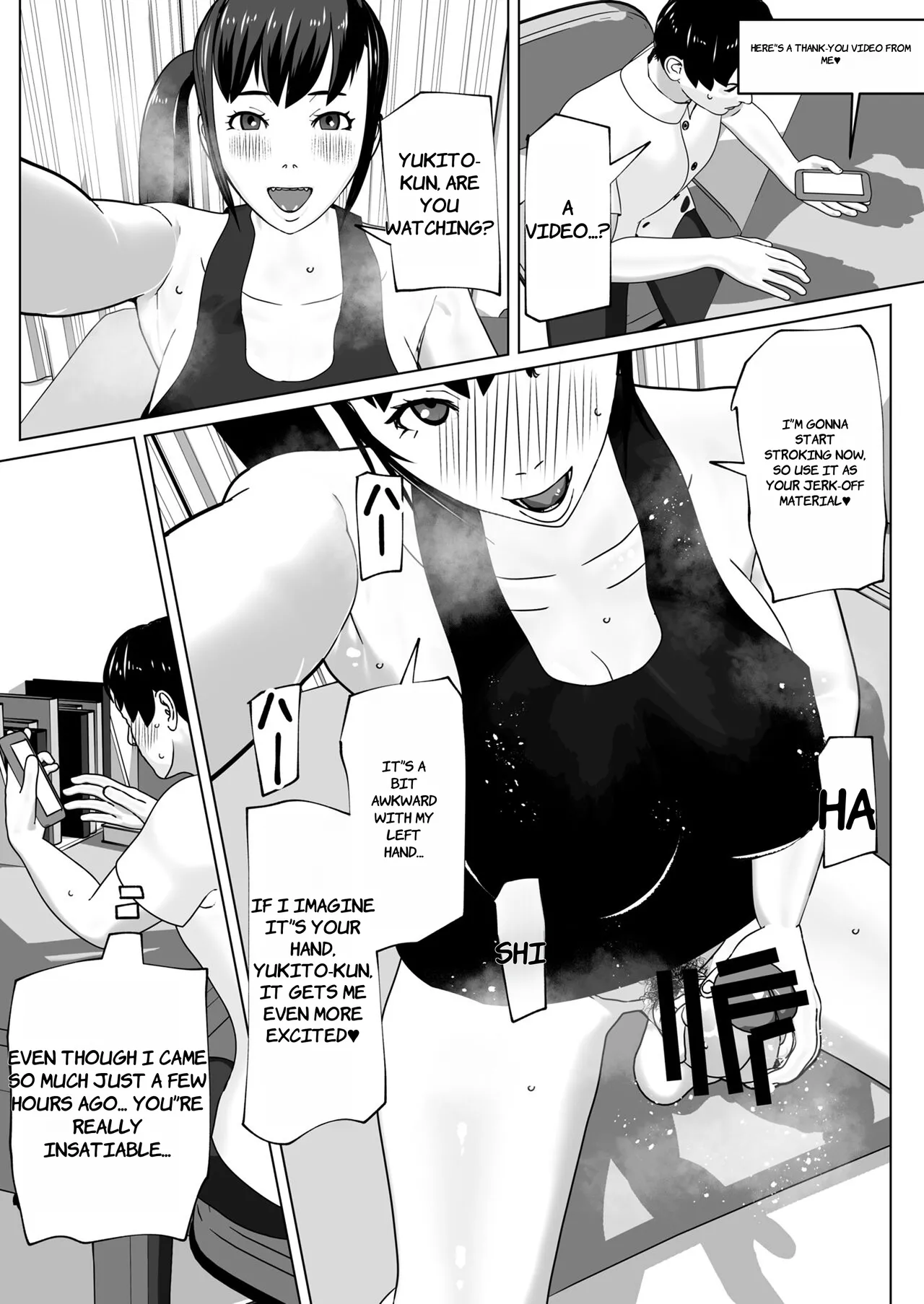 Kanojo ni Chinpo ga Atta node - ENGLISH AI TRANSLATED page 14 original parody - sole male big penis hentai manga - read online free