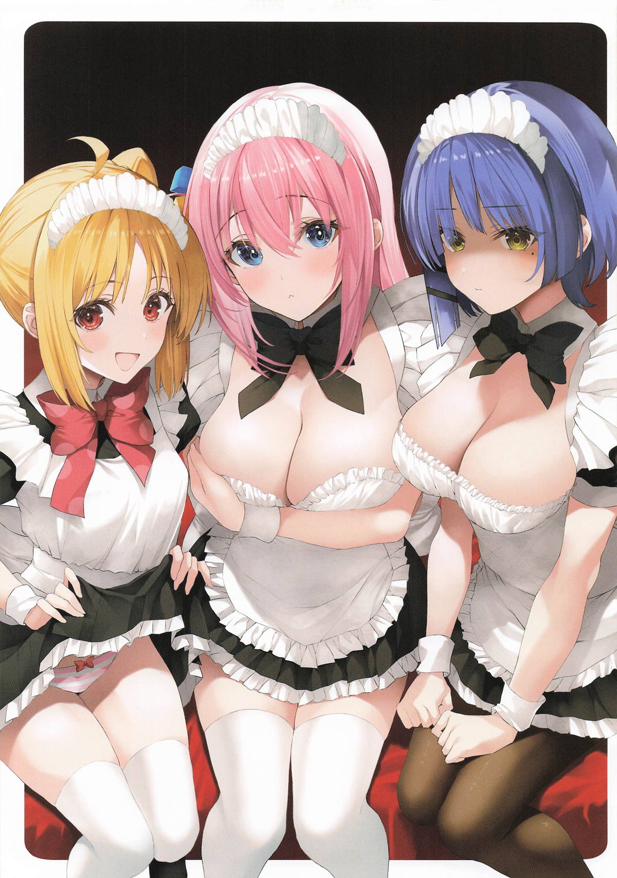 Maid-san de Gohoushi Shichaimasu page 15 featuring hitori gotou bocchi the rock parody - maid big breasts hentai manga - read online free