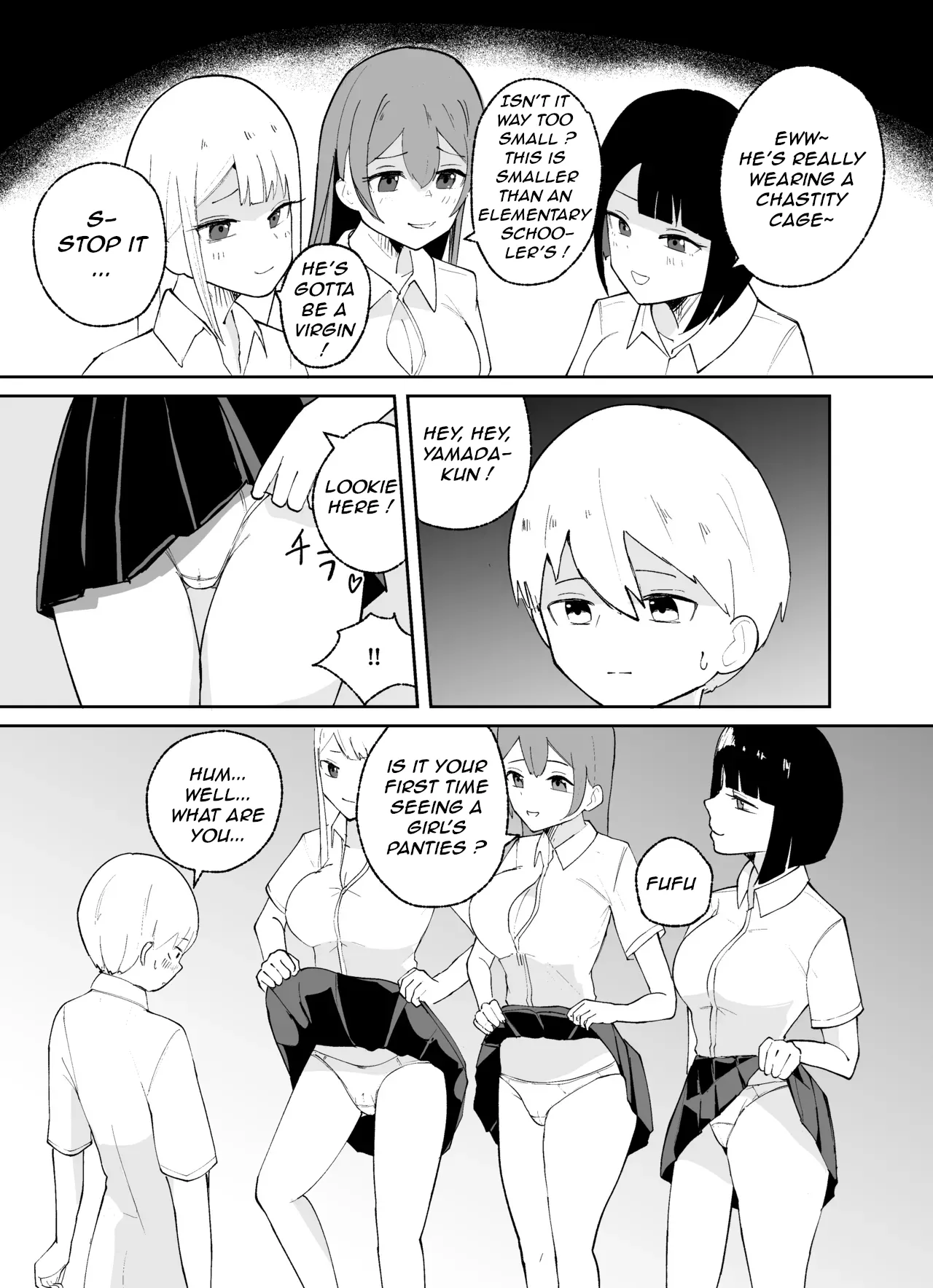 How to Discipline Small-dicked Men ~ Tanshou Danshi no Shitsukekata EN page 10 original parody - sole male paizuri hentai manga - read online free