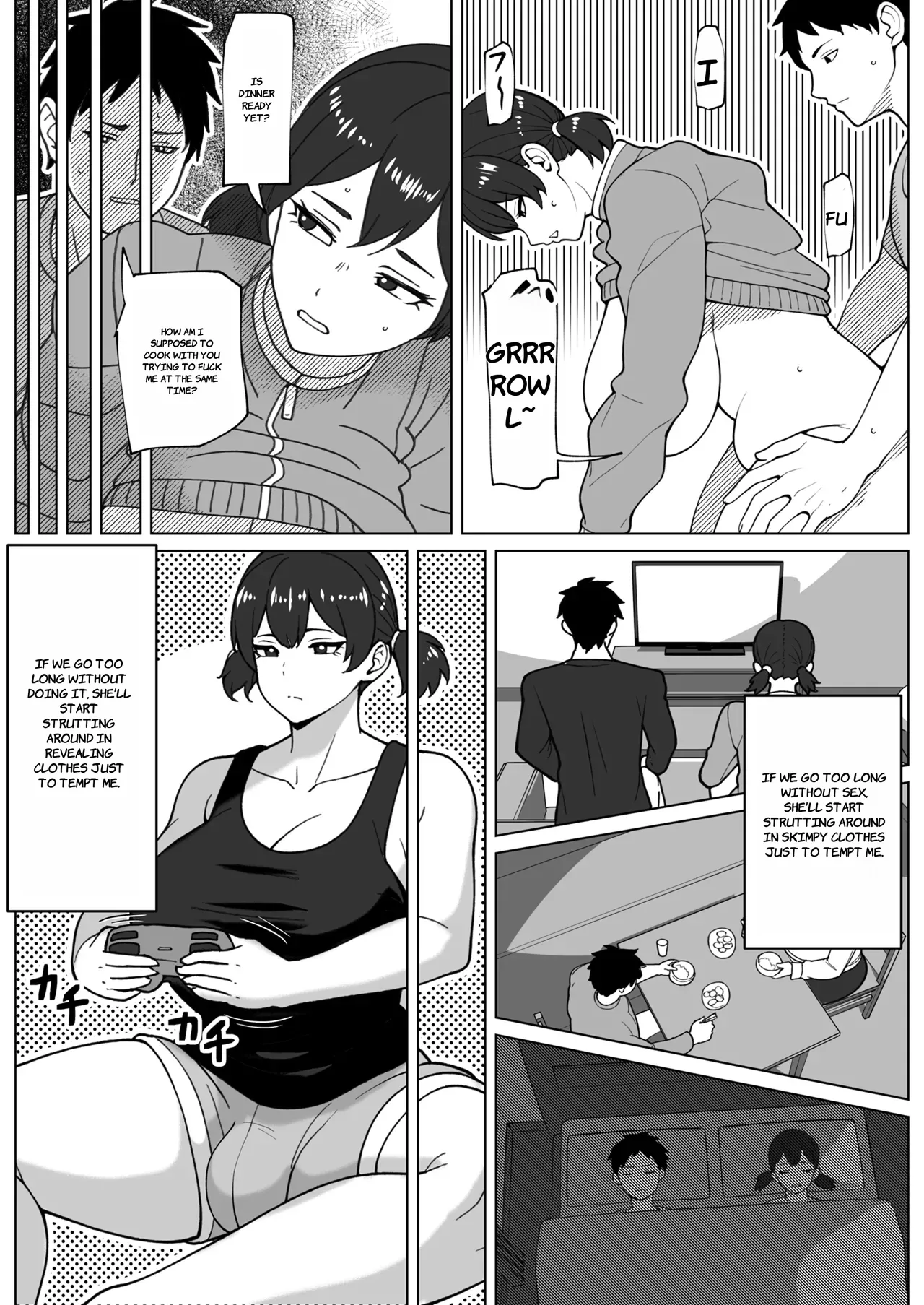 Zubora Muramura Futanari Kanojo - ENGLISH AI TRANSLATED page 12 original parody - sole male rough translation hentai manga - read online free