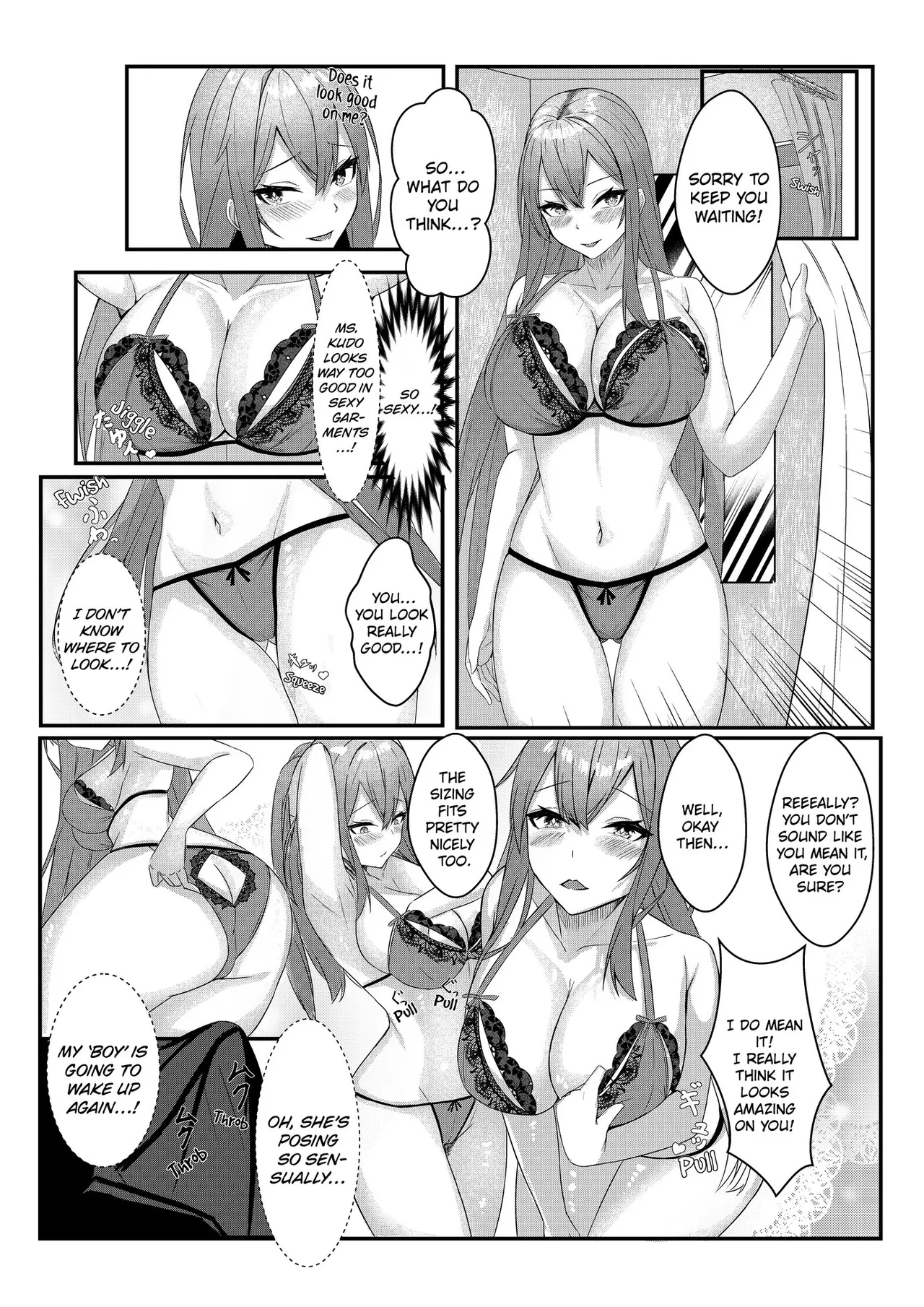 Kyou kara Ladies Shitagi Brand no Producer o Makasaremashita. | Assigned To Produce a Women's Underwear Brand. page 35 original parody - sole male mosaic censorship hentai manga - read online free