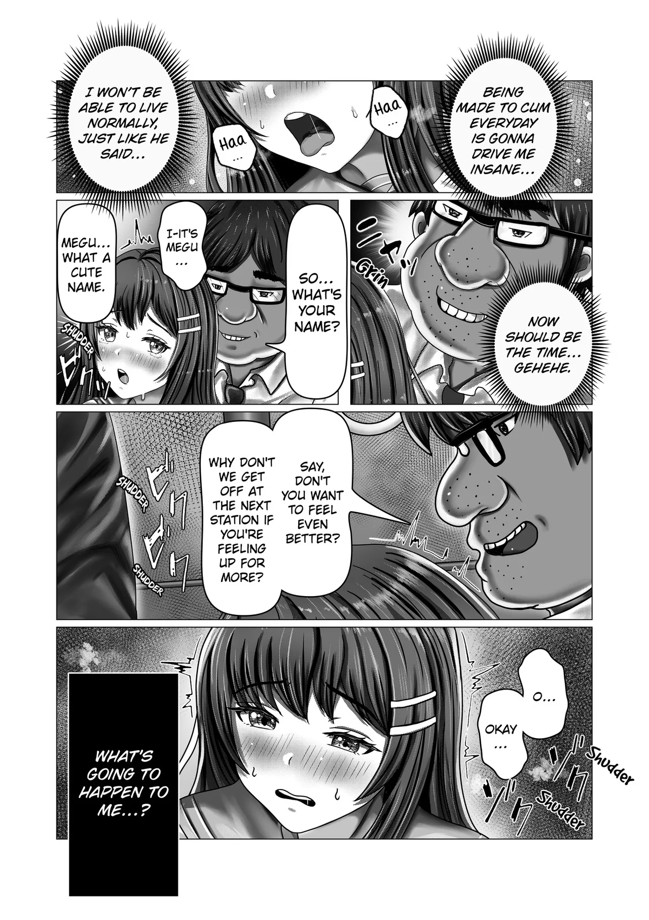 Chikan Oji-san Choukyou Nikki | Being Molested and Trained by an Old Man. page 19 original parody - big breasts glasses hentai manga - read online free