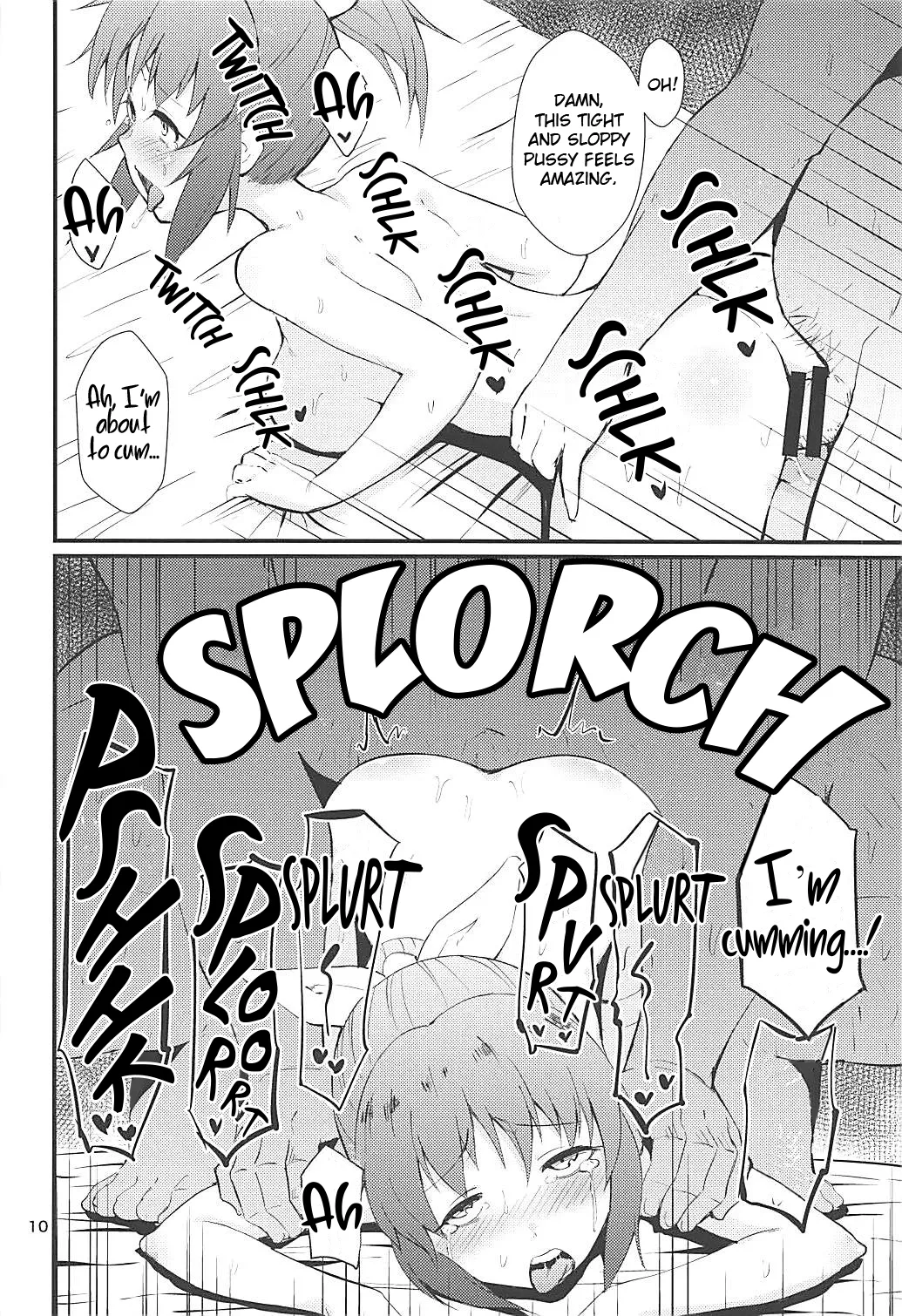 Nanakan page 9 featuring nana abe the idolmaster parody - netorare nakadashi hentai manga - read online free