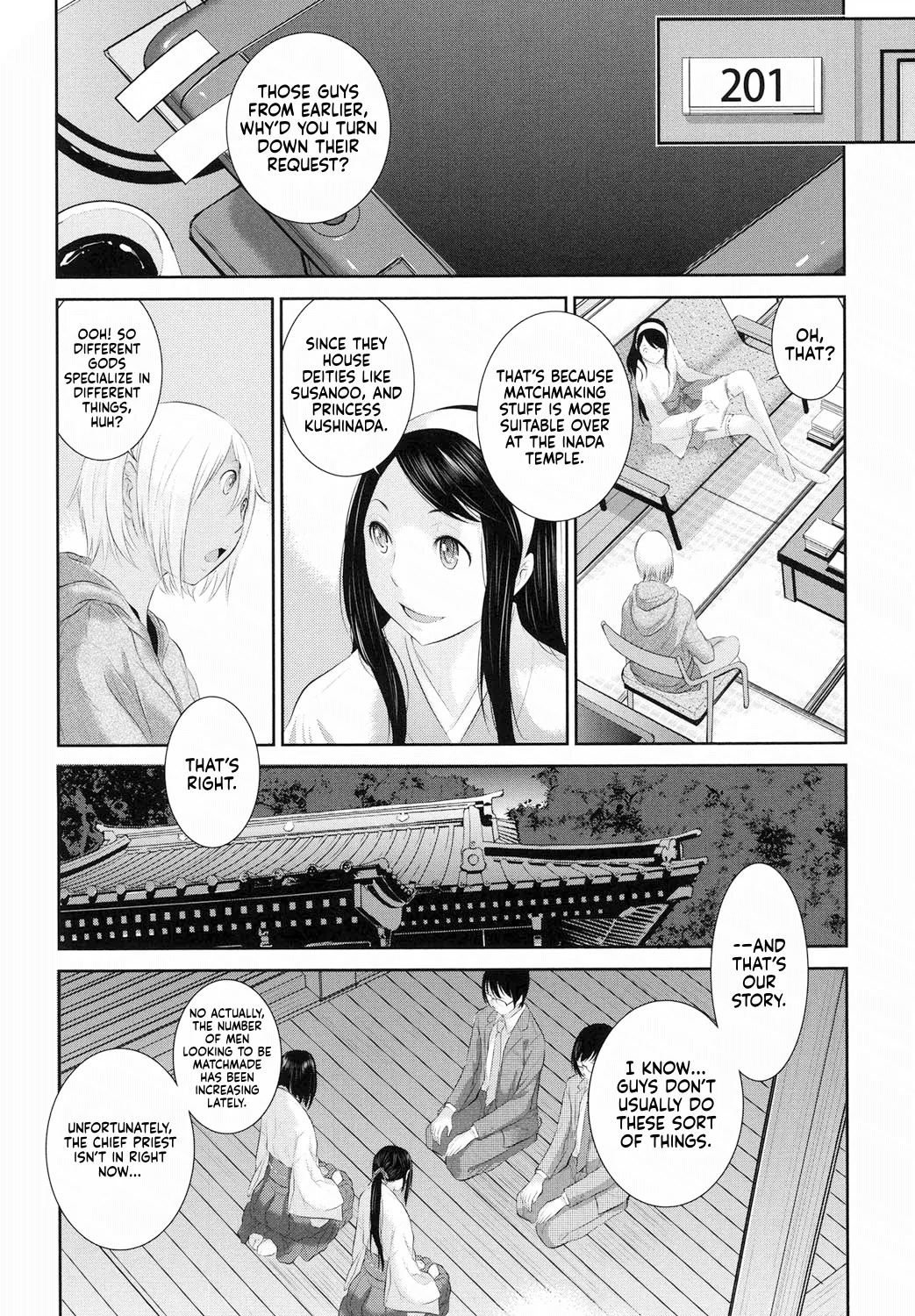 Miko no Iru Machi | The Town of Mikos page 116 - miko mmf threesome hentai manga - read online free