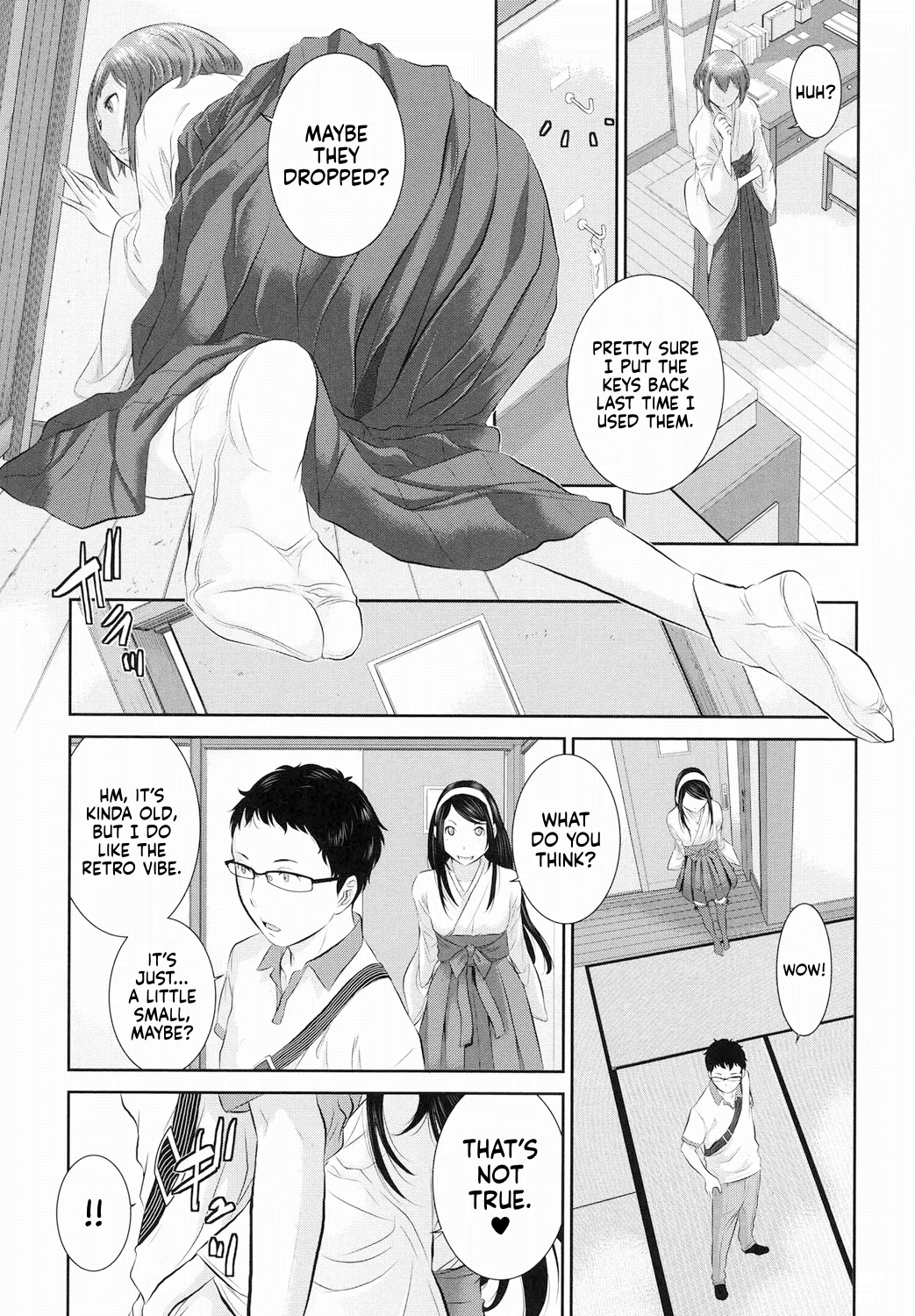 Miko no Iru Machi | The Town of Mikos page 33 - nakadashi stockings hentai manga - read online free