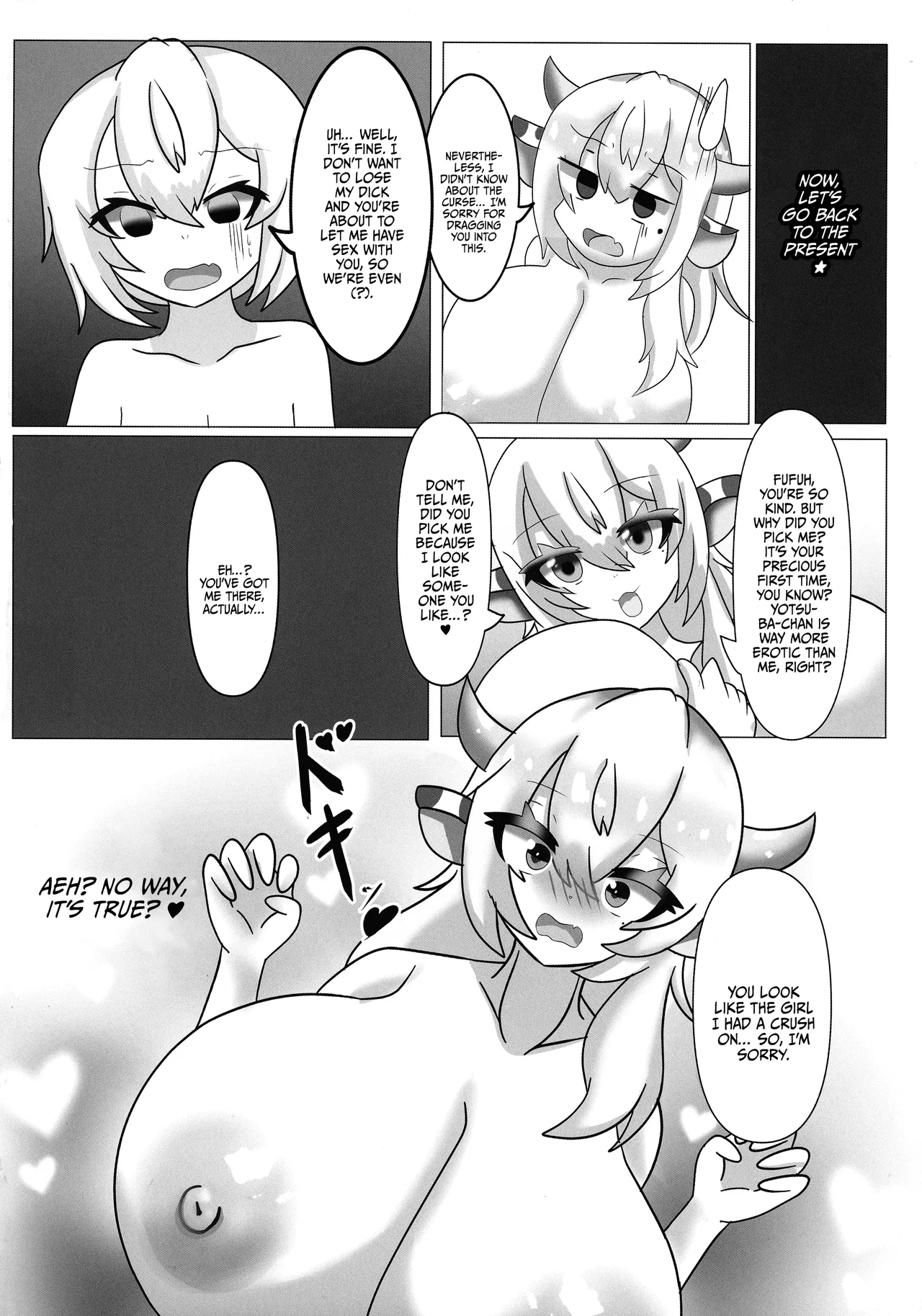 (C105) [Mellowsanchi (Amakaze Mellow)] HaraUshi Haramasete sukue Shounen to Nana-ri no Bakunyuu Ushiko | HaraUshi - Rescue by Impregnation! The Boy and the Seven Busty Cowgirls [English] {Doujins.com} page 24 original parody - sole male paizuri hentai manga - read online free