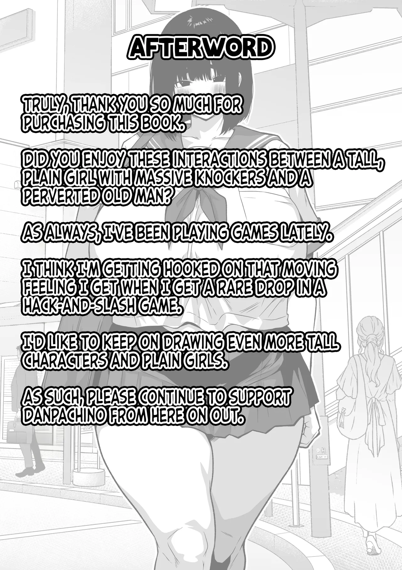 [Danpachino] Jimi Ochi ~Jimigao de Choushin Bakunyuu no Doutei Goroshi JK ga Papa-Katsu de Ossan ni Kairaku Ochi Saserareta Hanashi~ | Plain Fall ~Story About How a Plain-Faced, Tall Virgin-Killer Schoolgirl is Made to Lose Herself in Pleasure by Her Middle-Aged Sugar Daddy [English] {Doujins.com} - Page 24