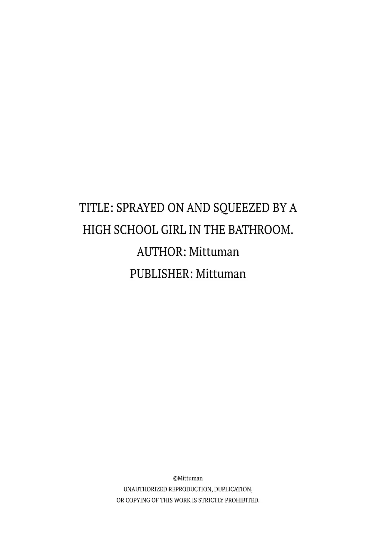 Kyouyuu Toilet de JK ni Sakuseisarete Shofuki Shichatta Ryman no Hanashi. | Sprayed on and Squeezed by a High School Girl in the Bathroom. page 23 original parody - nakadashi femdom hentai manga - read online free