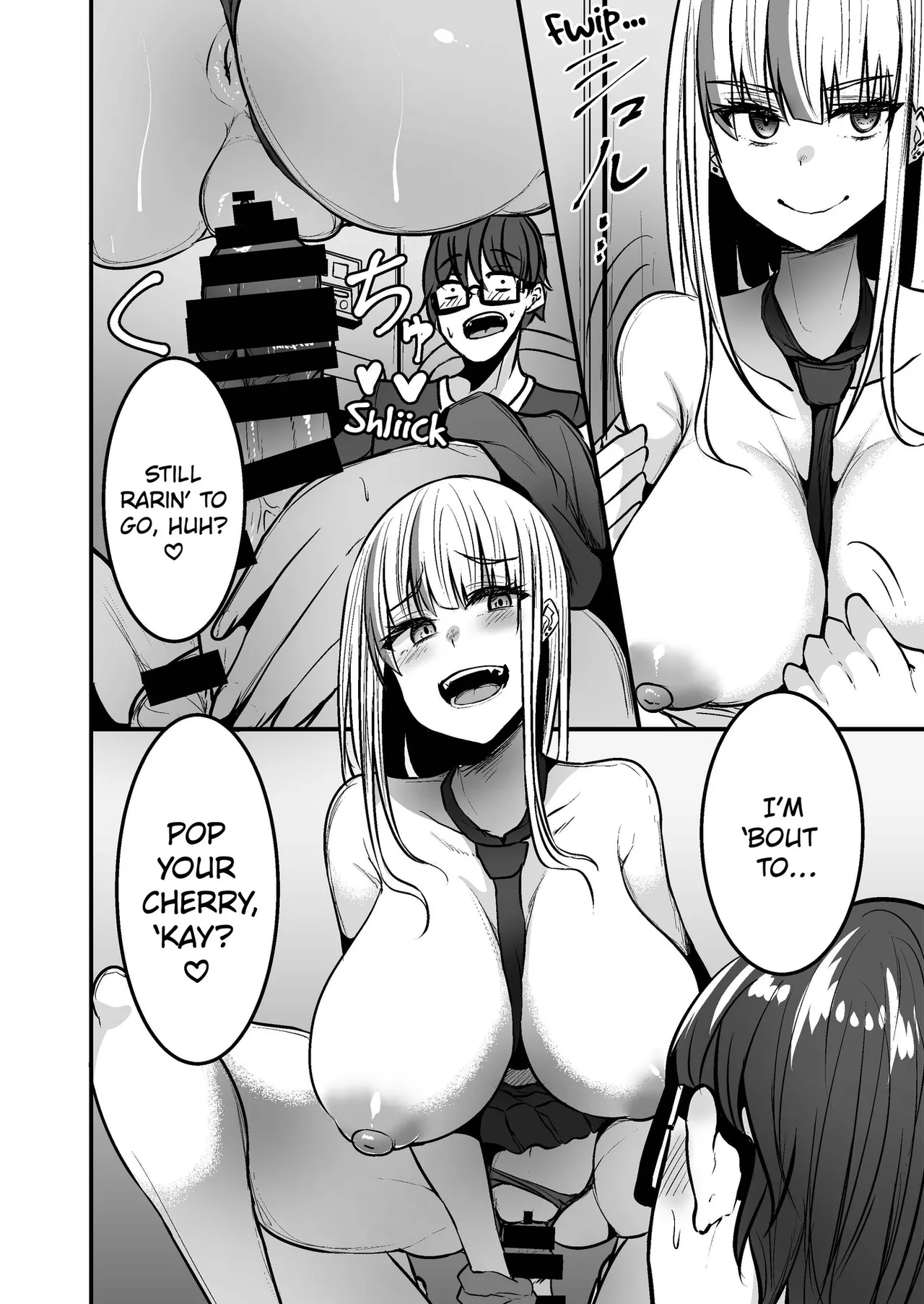 Toshokan de Benkyou Shiteitara Itsumo Kuru Gal JK ni... | While Studying in the Library, the High School Gal That Always Shows Up... page 14 original parody - virginity big breasts hentai manga - read online free