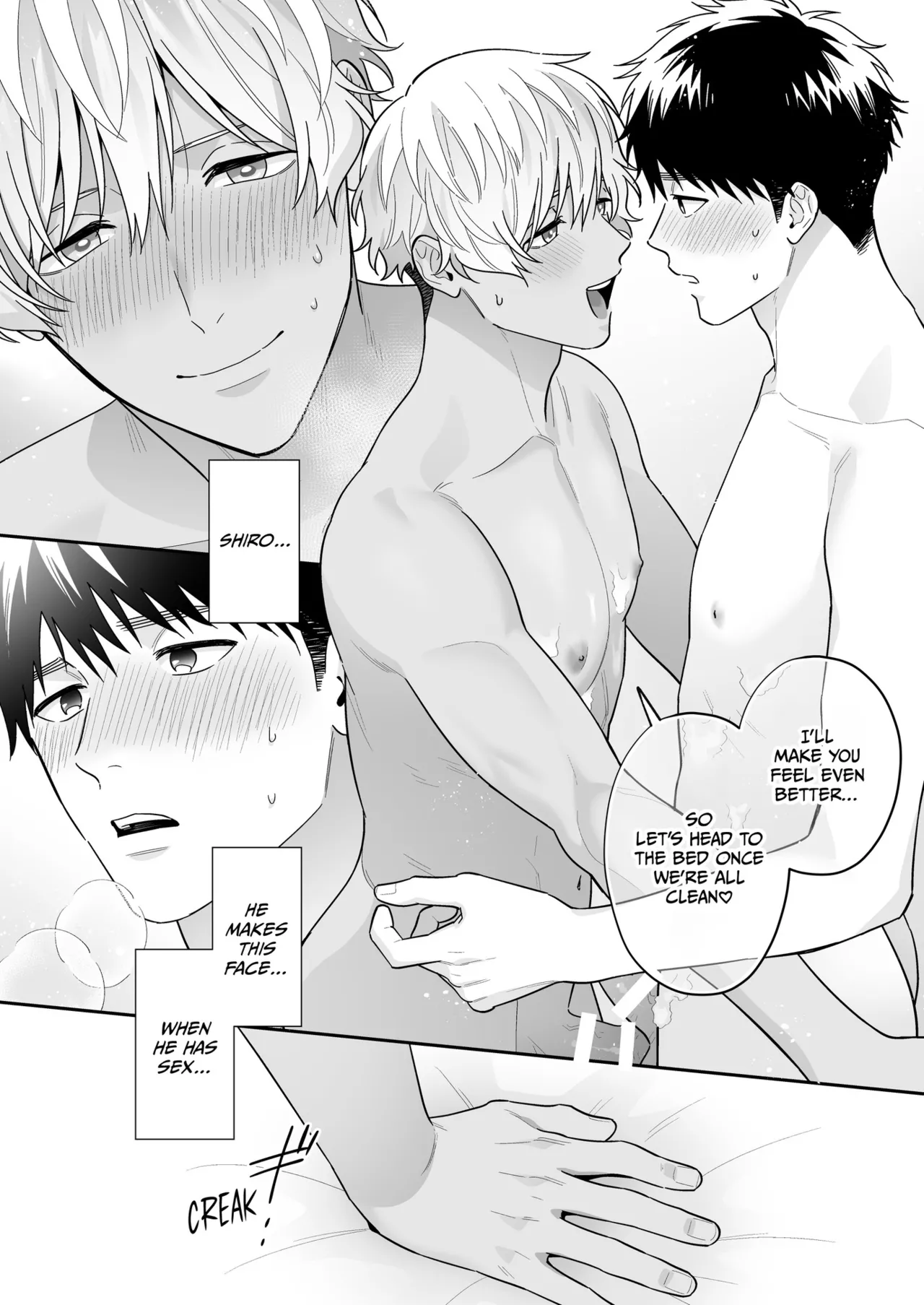 Daisuki na Shiro-kun | My Beloved Shiro page 97 original parody - handjob story arc hentai manga - read online free