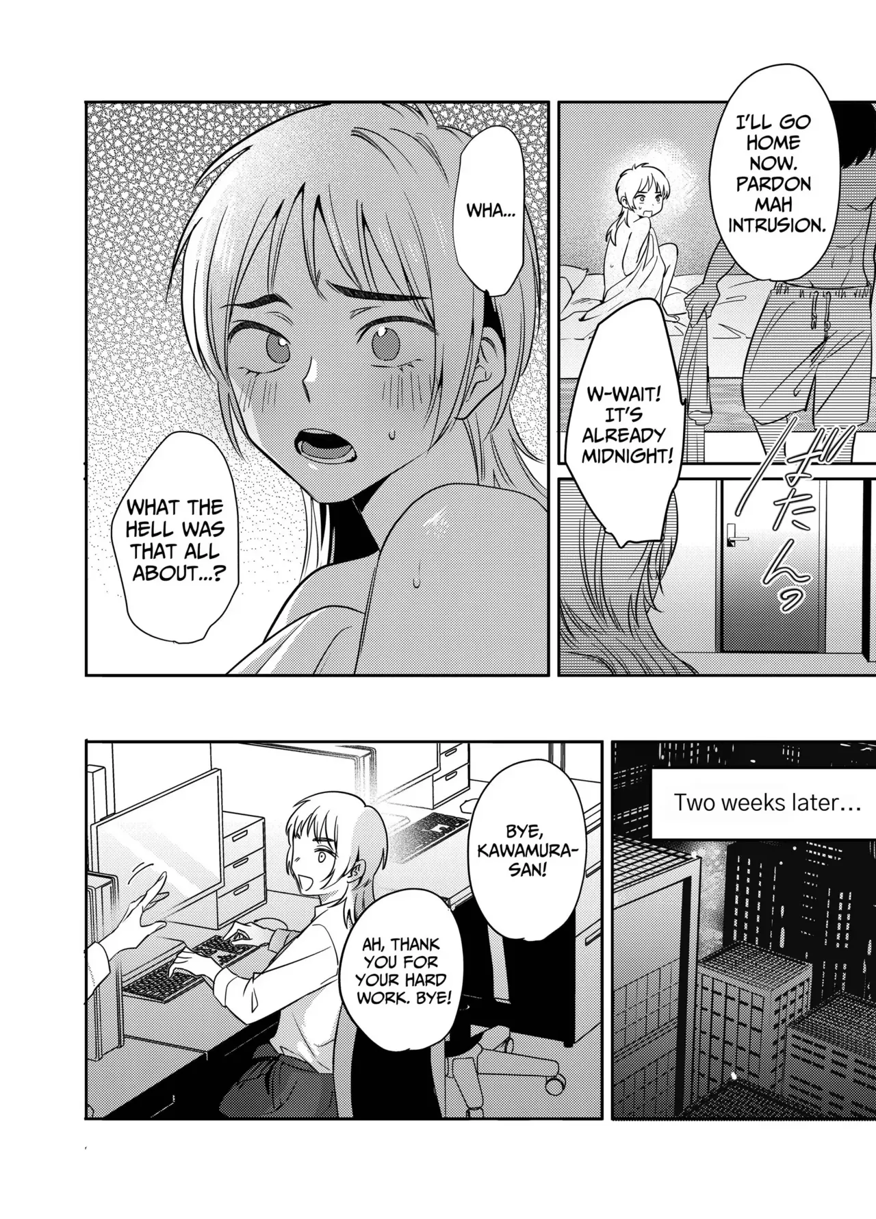 [Kuzu Taaalk (Mukimukikaki)] Kii-chan Choukyou Nikki ~Toshishita Kansai-ben Danshi wa AroThir OL o Guzzuguzu ni Ijimetai~ | Kii's Training Records ~A lady in her thirties trained by a guy with a kansai accent~ [English] [Nameless] page 27 original parody - sole female sole male hentai manga - read online free