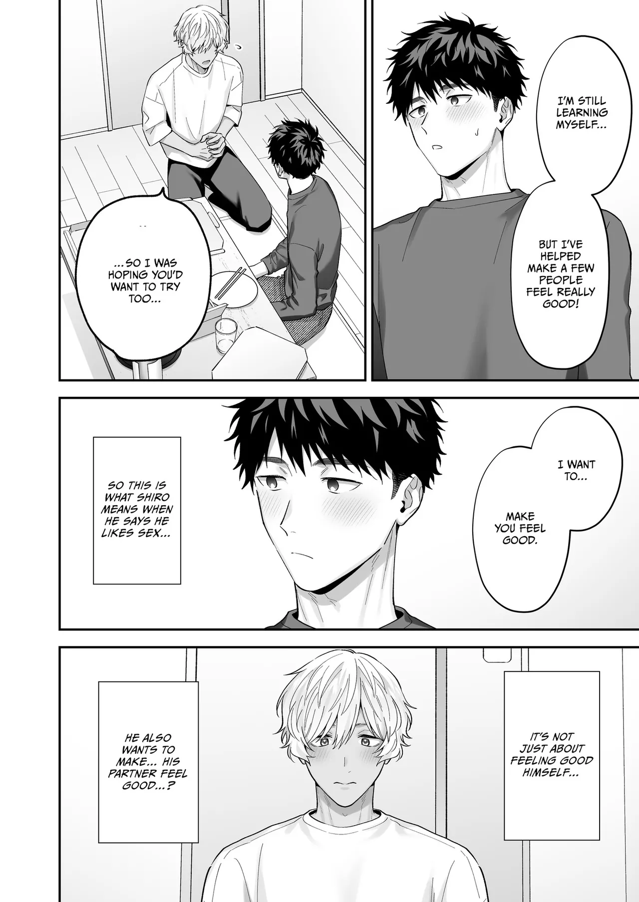 Tachi mo Dekiru Shiro-kun ni Oshiri Kaihatsu Sareru Hanashi | Shiro Can Top, Too! My Anal Training Story page 20 original parody - x-ray multi-work series hentai manga - read online free