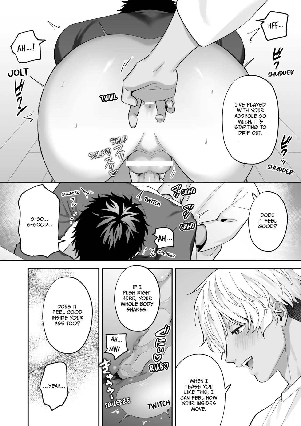 Tachi mo Dekiru Shiro-kun ni Oshiri Kaihatsu Sareru Hanashi | Shiro Can Top, Too! My Anal Training Story page 30 original parody - story arc prostate massage hentai manga - read online free