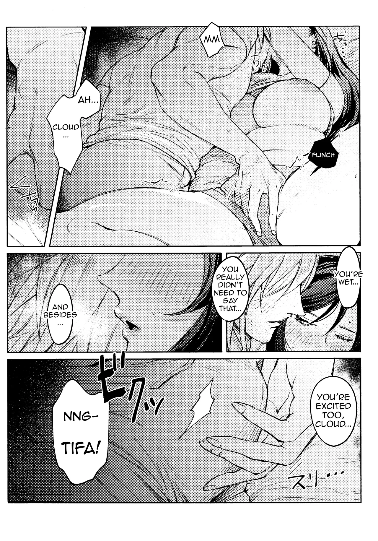 No Place Like Home page 15 featuring cloud strife final fantasy vii parody - kissing big breasts hentai manga - read online free